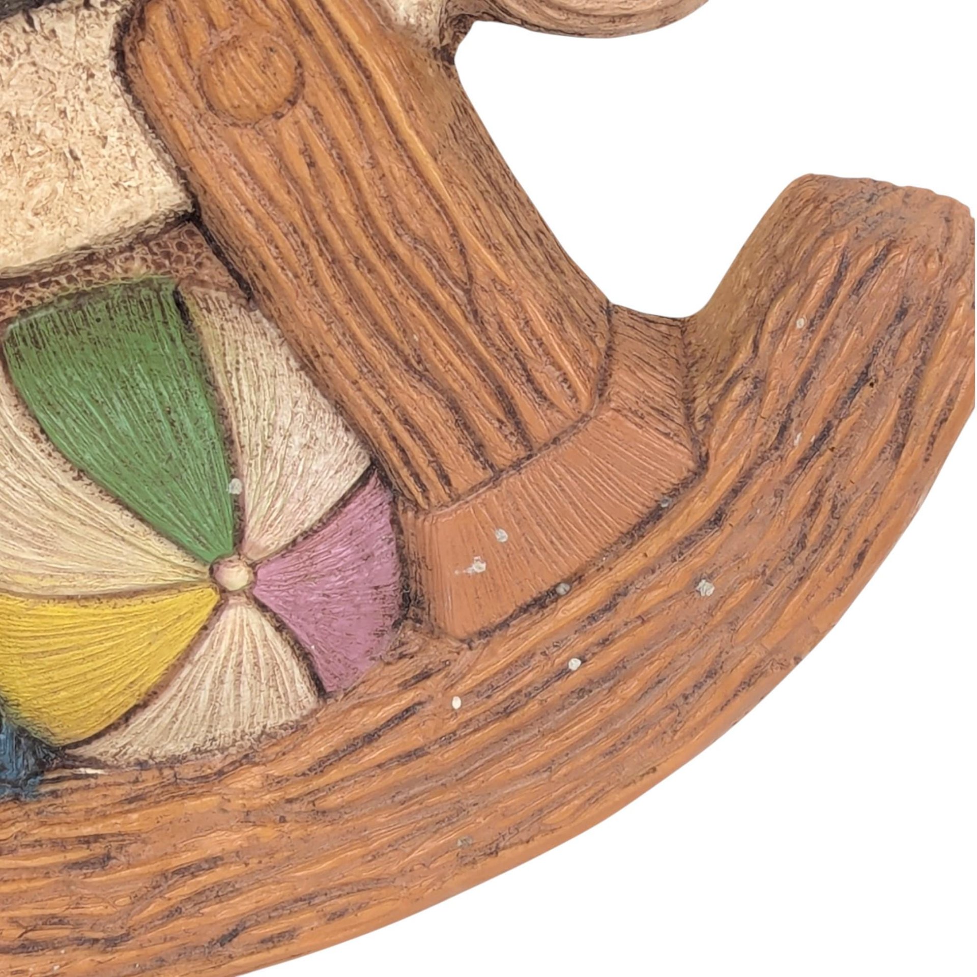 Vintage Frankie's Designs Rocking Horse Wall Hanging