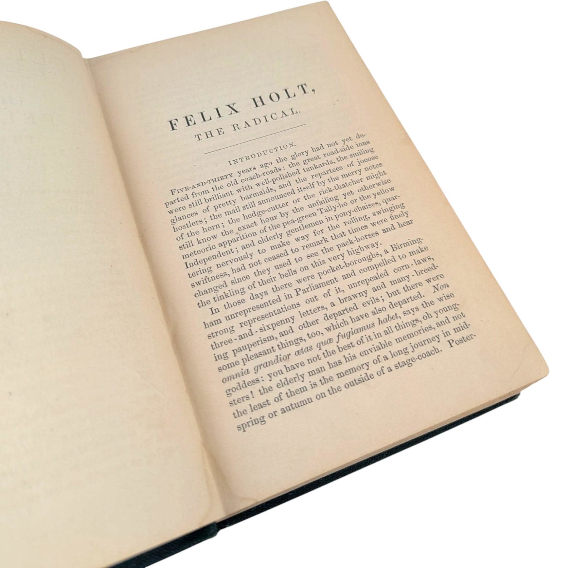 1869 Felix Holt The Radical George Eliot