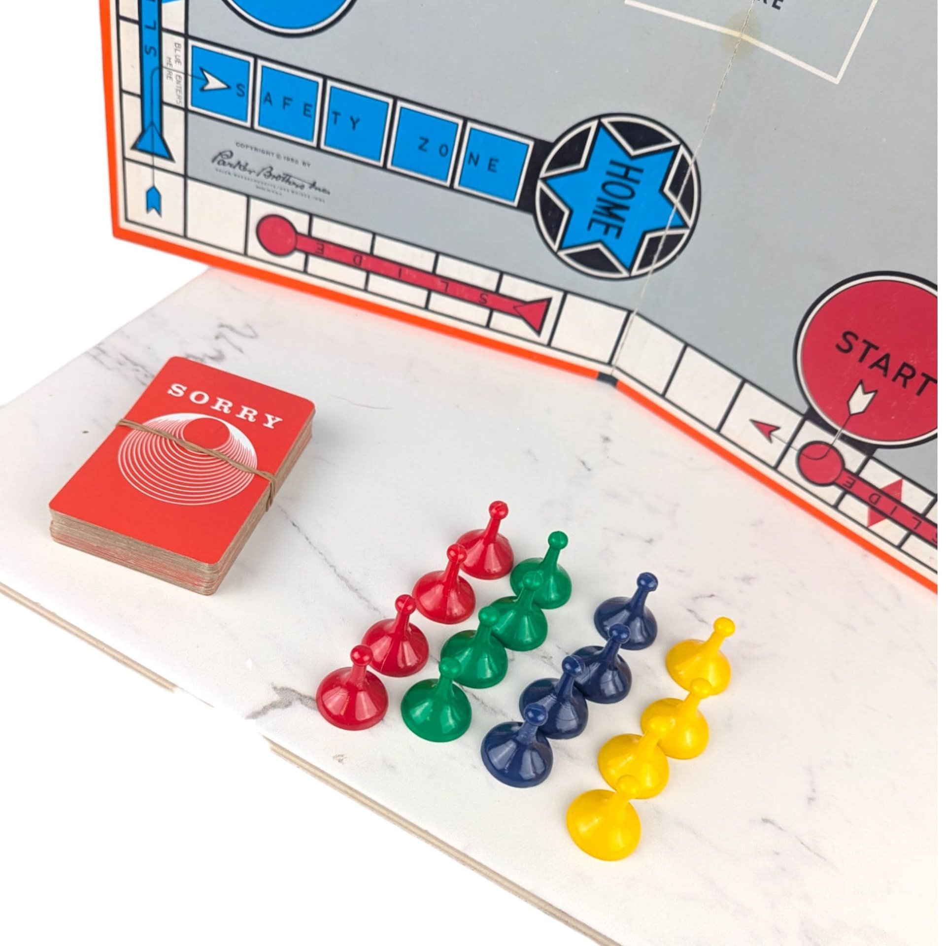 1964 Sorry! Parker Brothers Game: Board Game