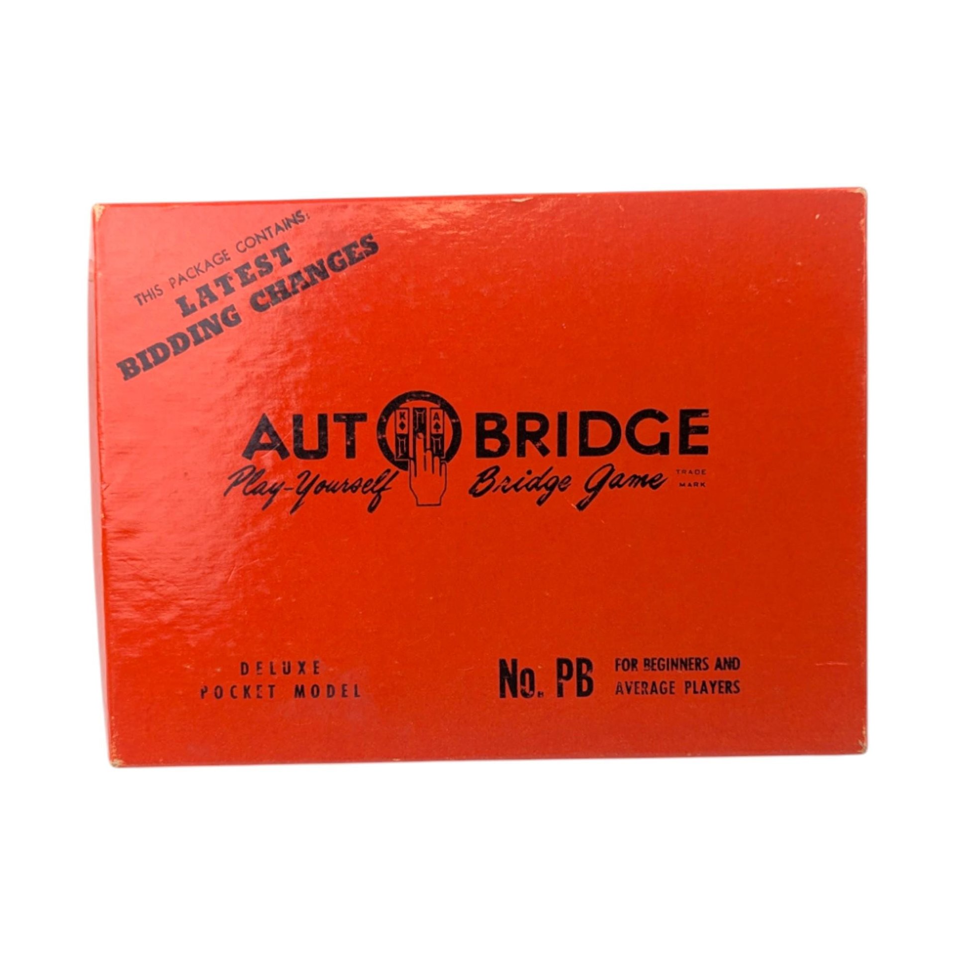1959 Auto Bridge Solitaire Game: Deluxe Pocket Model