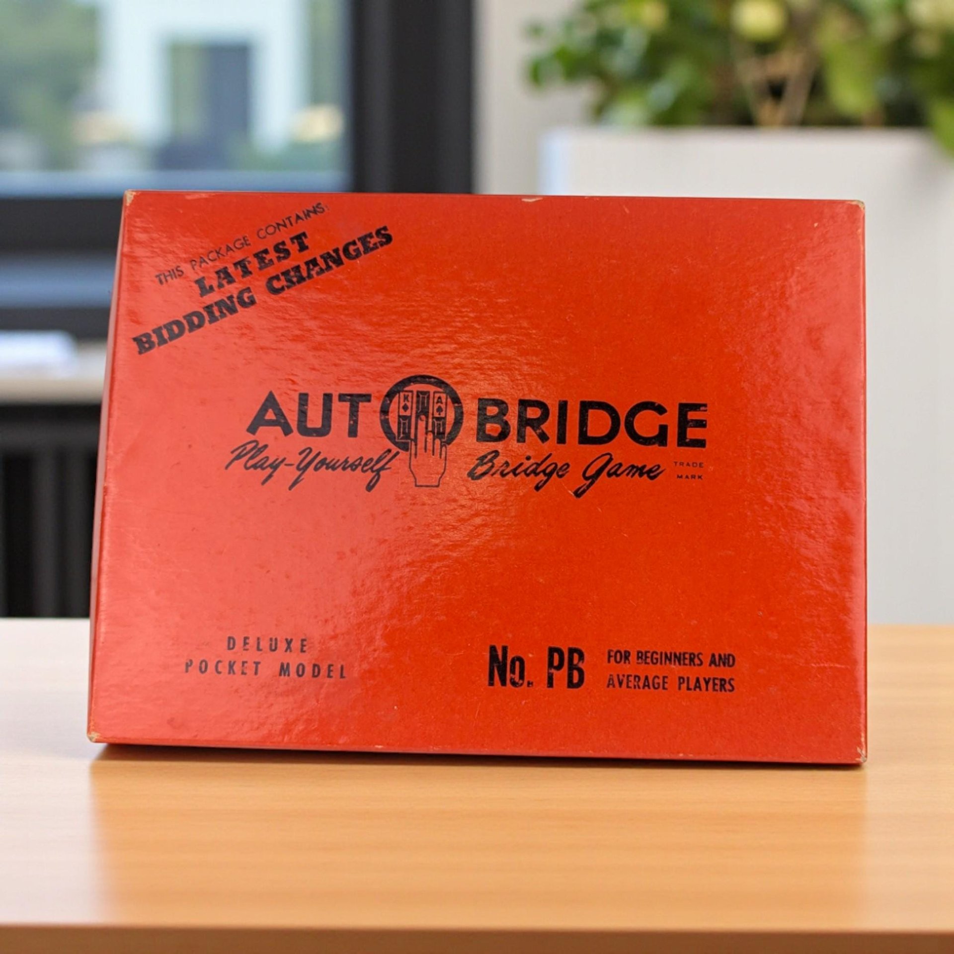 1959 Auto Bridge Solitaire Game: Deluxe Pocket Model