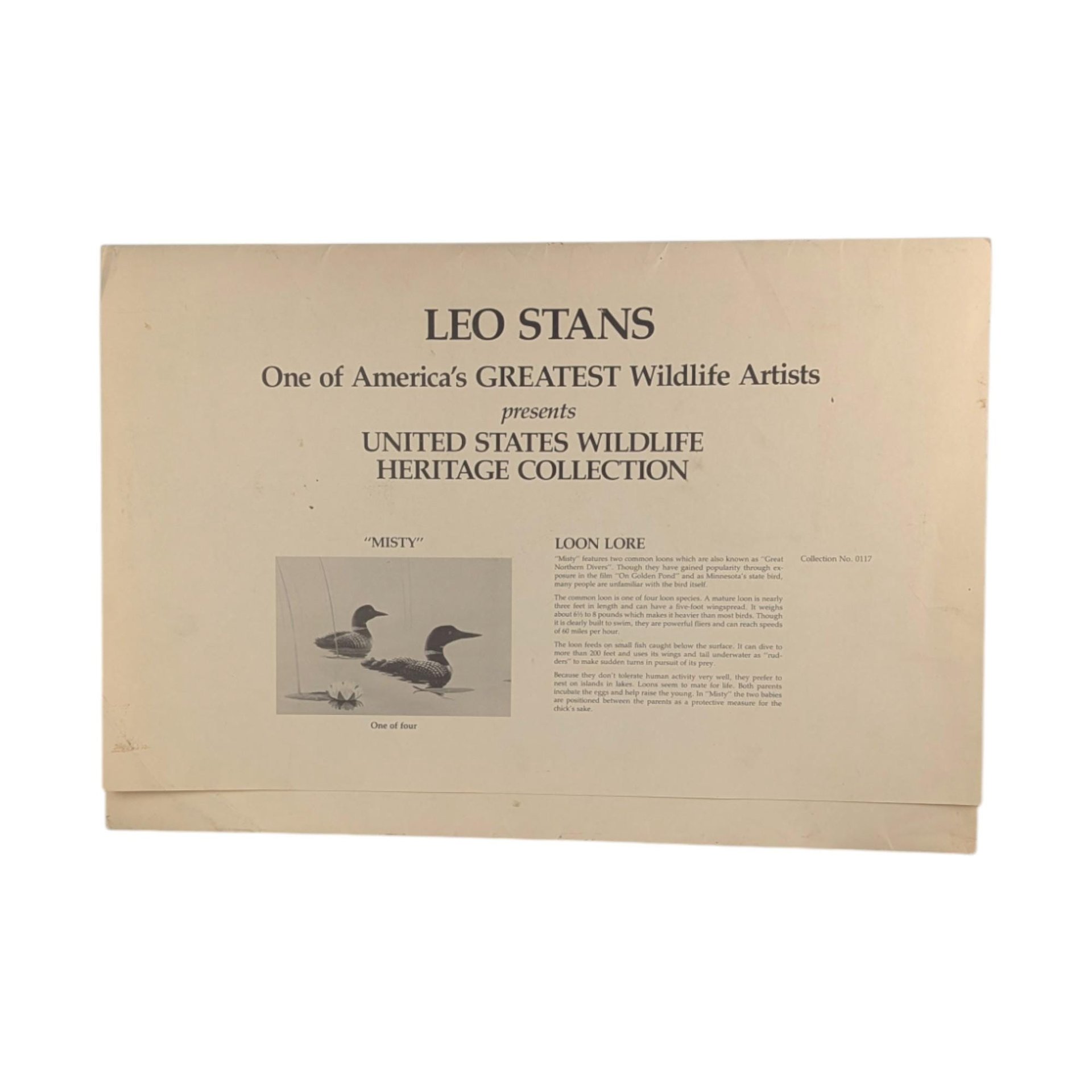 Vintage Leo Stans Wildlife Prints Set of 4