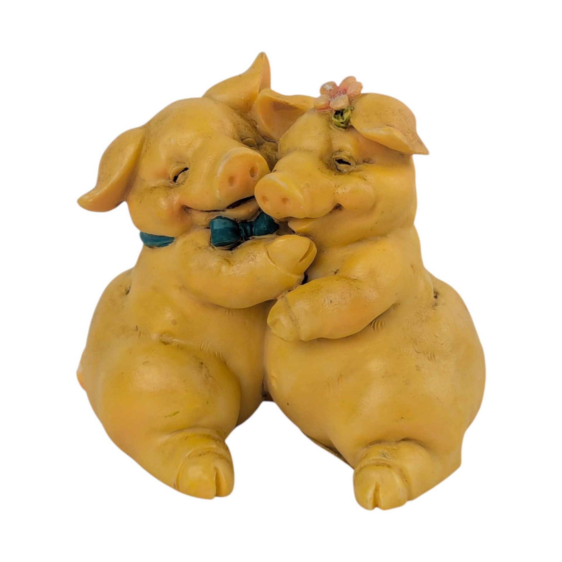 1990s Pigsville Resin Figurines