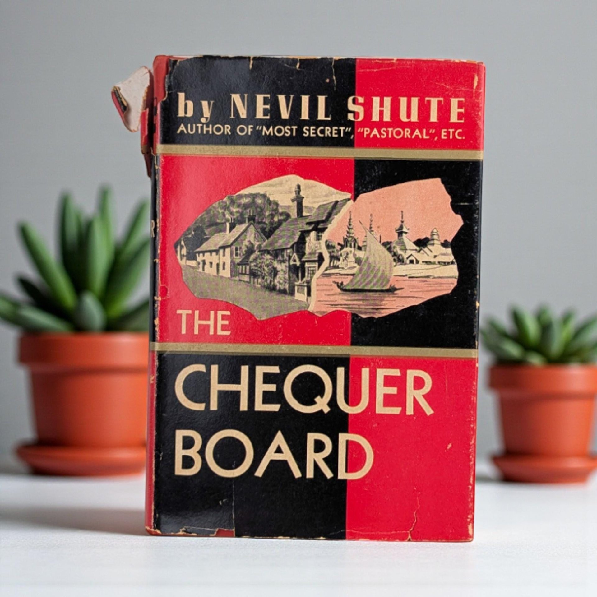 1947 The Chequer Board Hardcover, Nevil Shute First Edition
