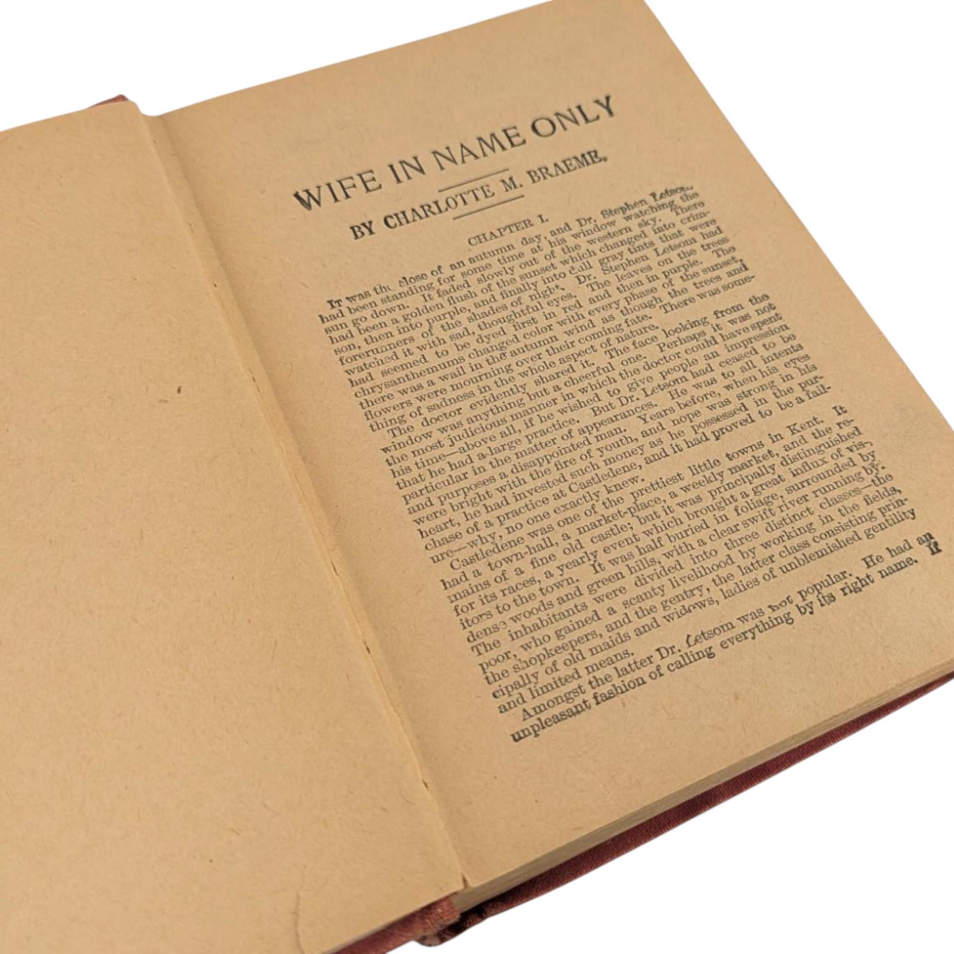 1876 Wife in Name Only Hardcover: Bertha M. Clay