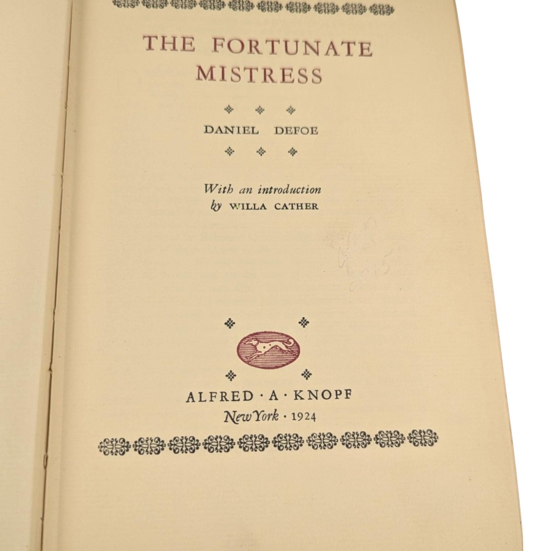 1924 The Fortunate Mistress, Daniel Defoe