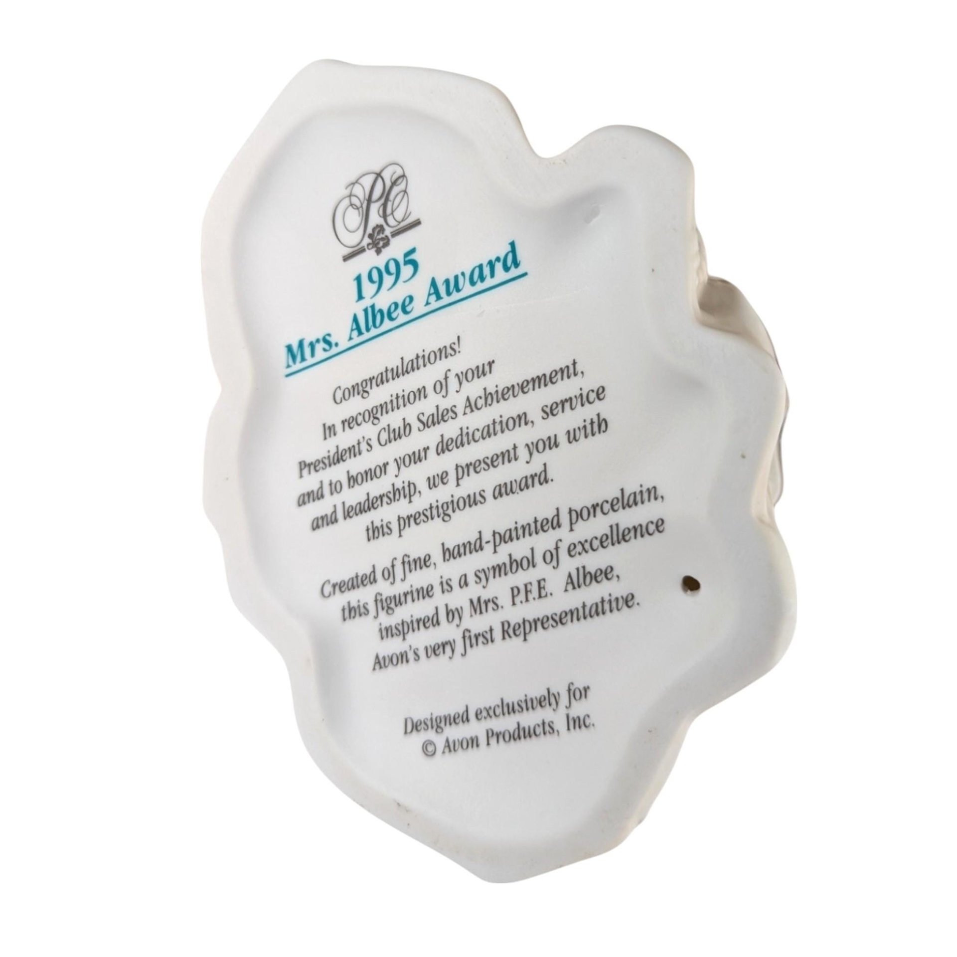 1995 Avon Albee Award Figurine