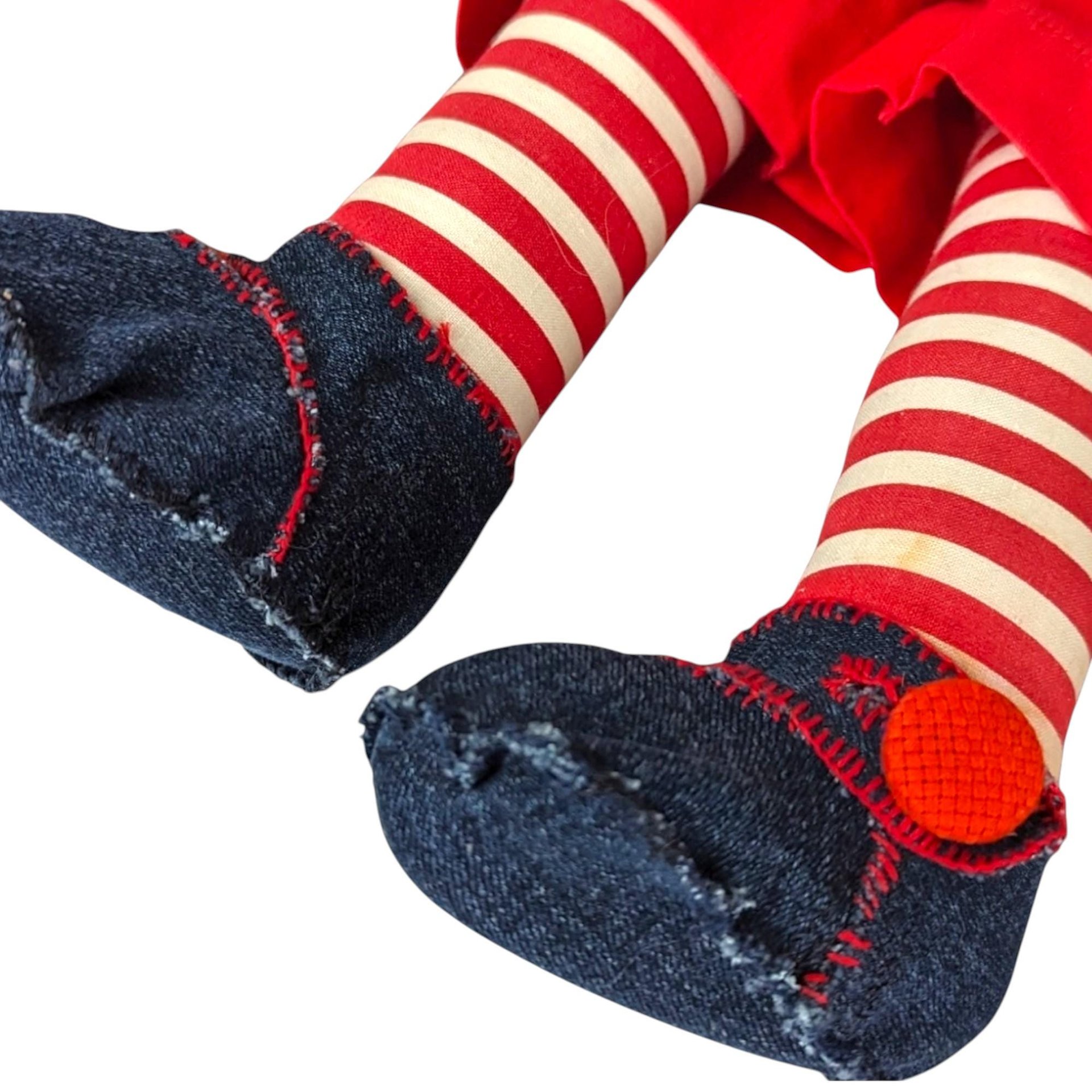 Vintage Handmade Raggedy Ann and Andy Dolls