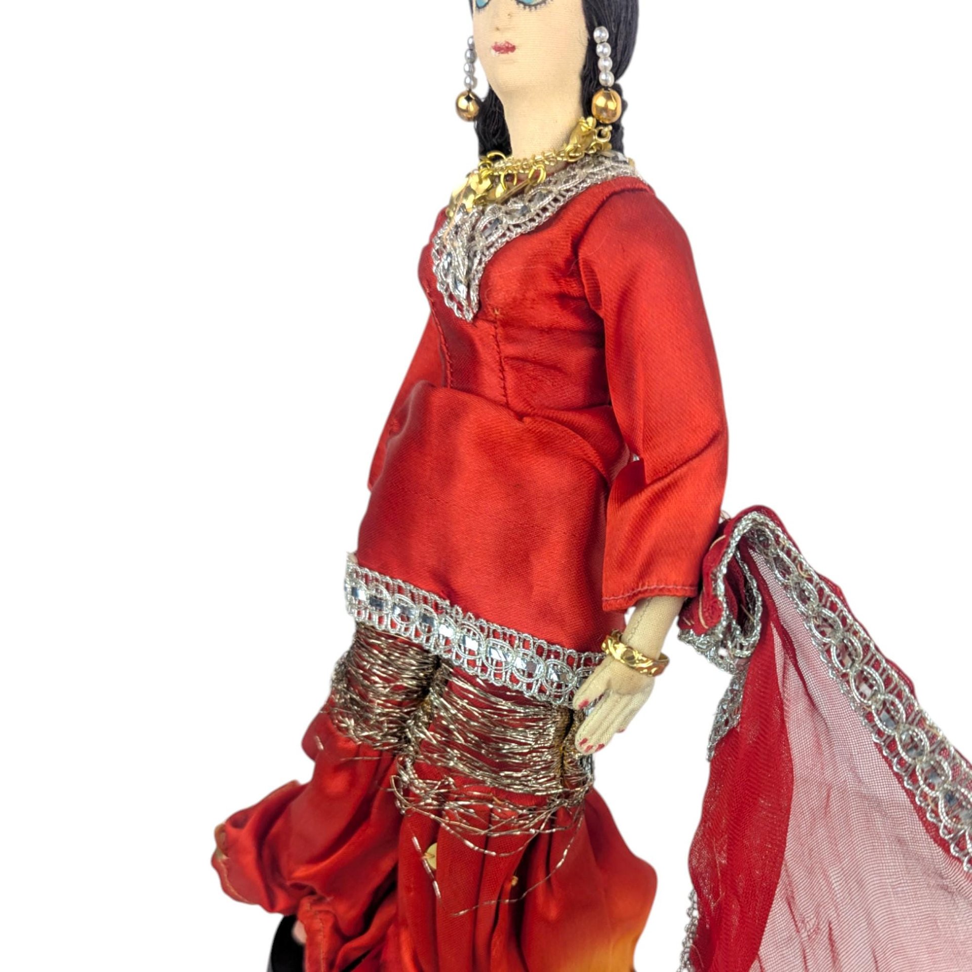 Vintage Handcrafted Indian Cultural Doll