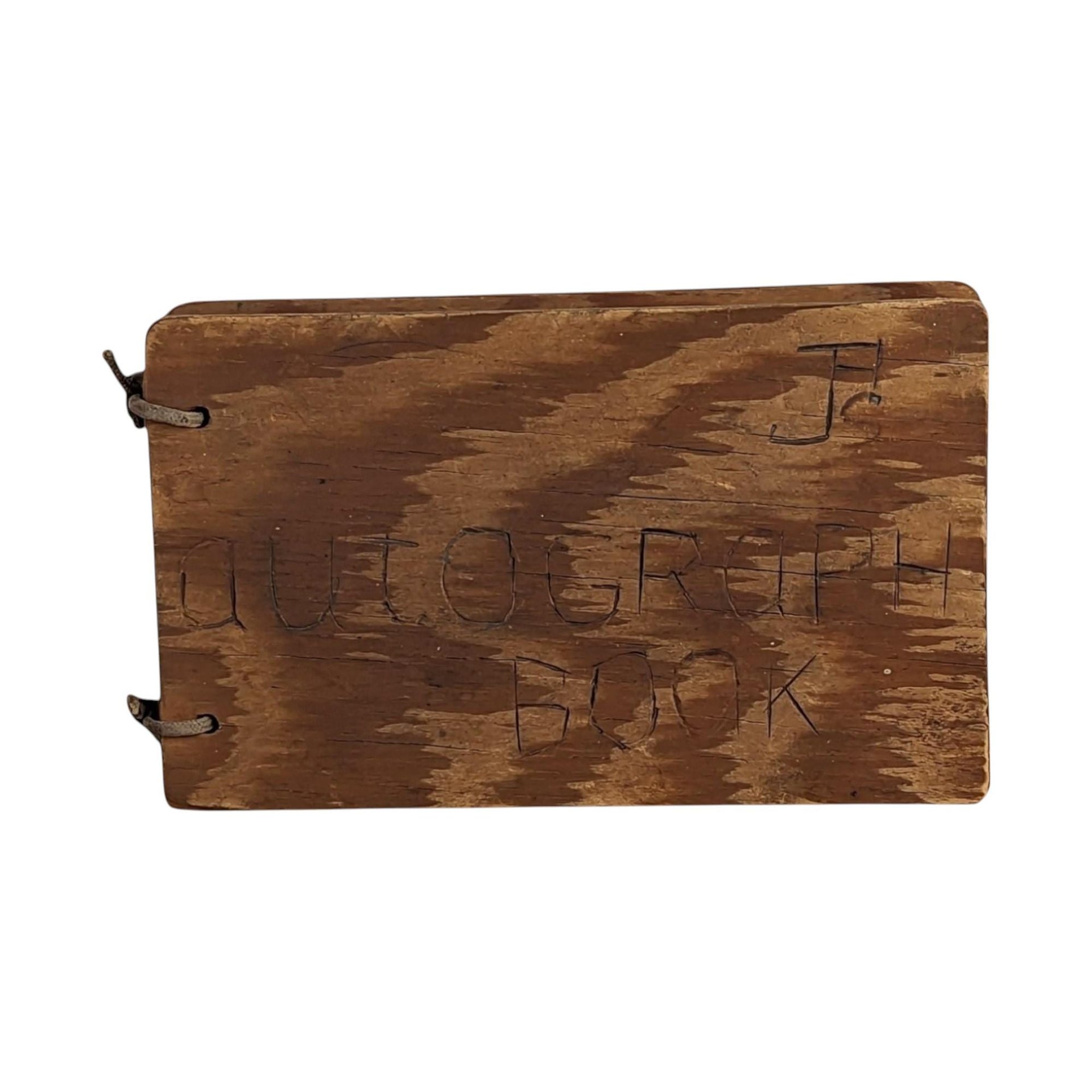 1948 Wooden High School Autograph Book