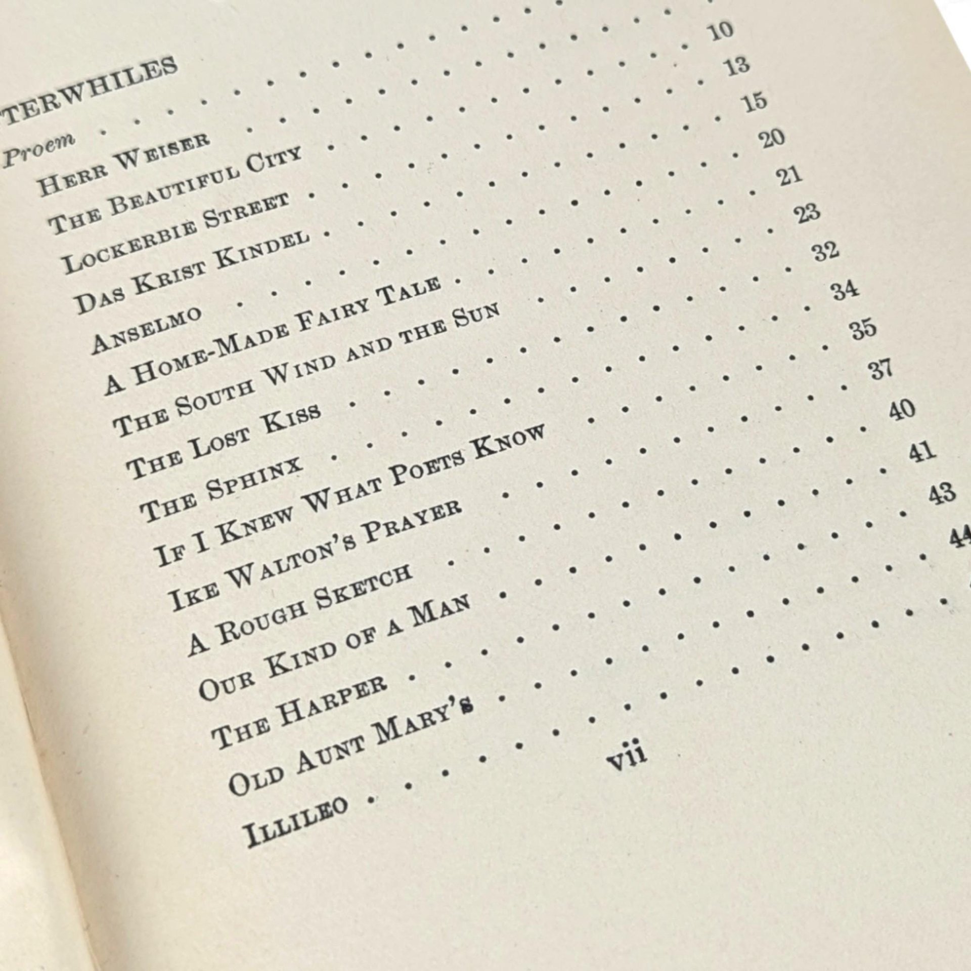 1898 Afterwhiles by James Whitcomb Riley