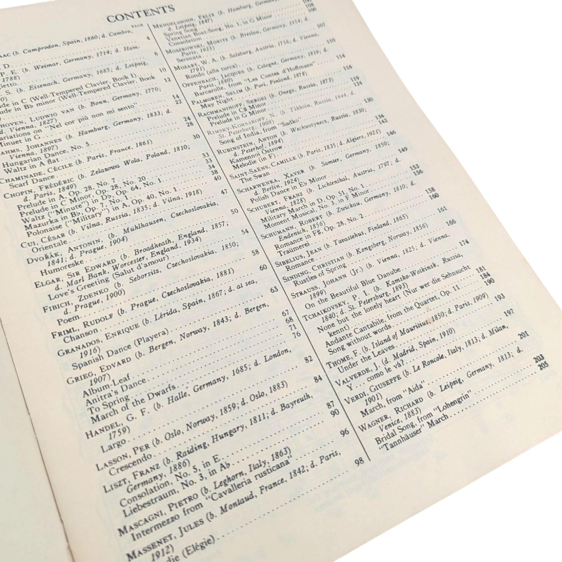 1936 G. Schirmer 59 Piano Solos You Like to Play