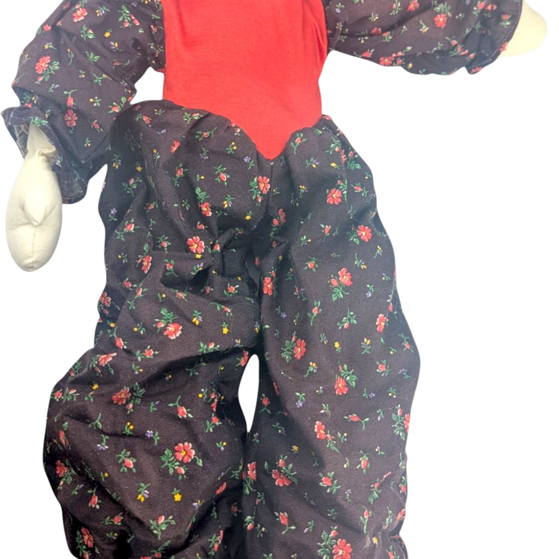Vintage Handmade 20 Inch Cloth Clown Doll
