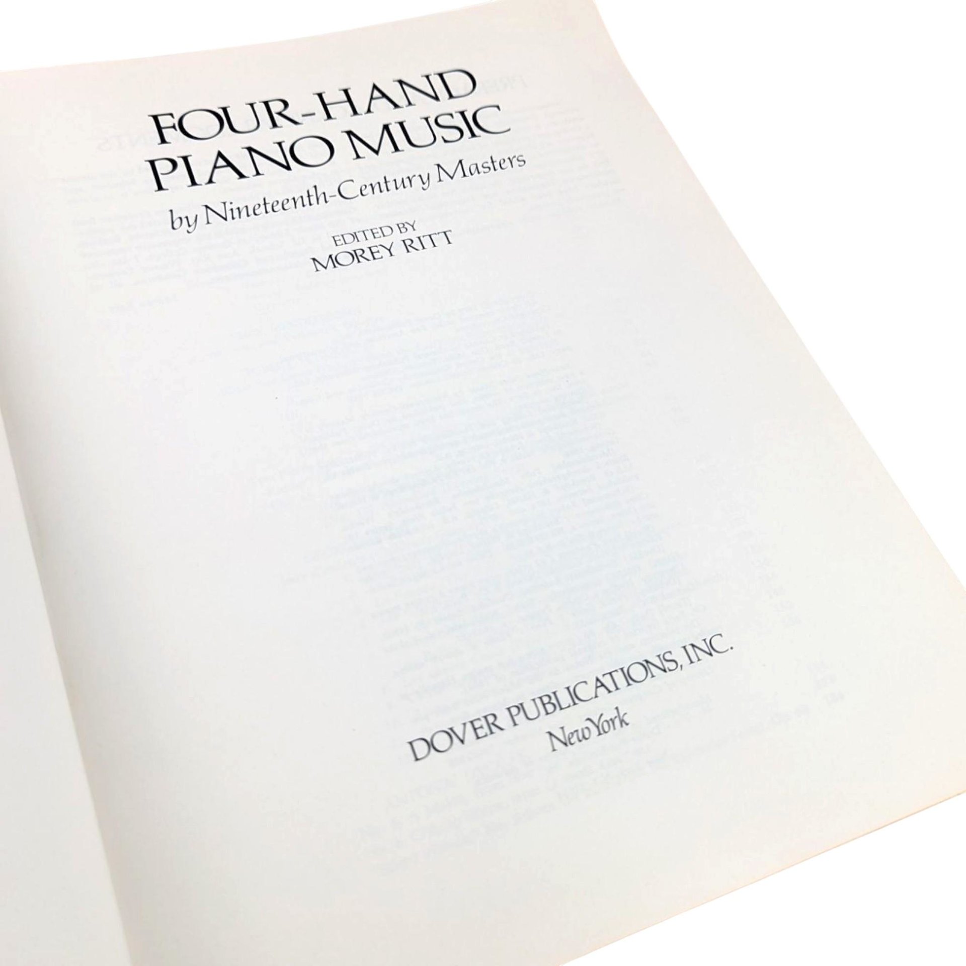1979 Four-Hand Piano Music Book