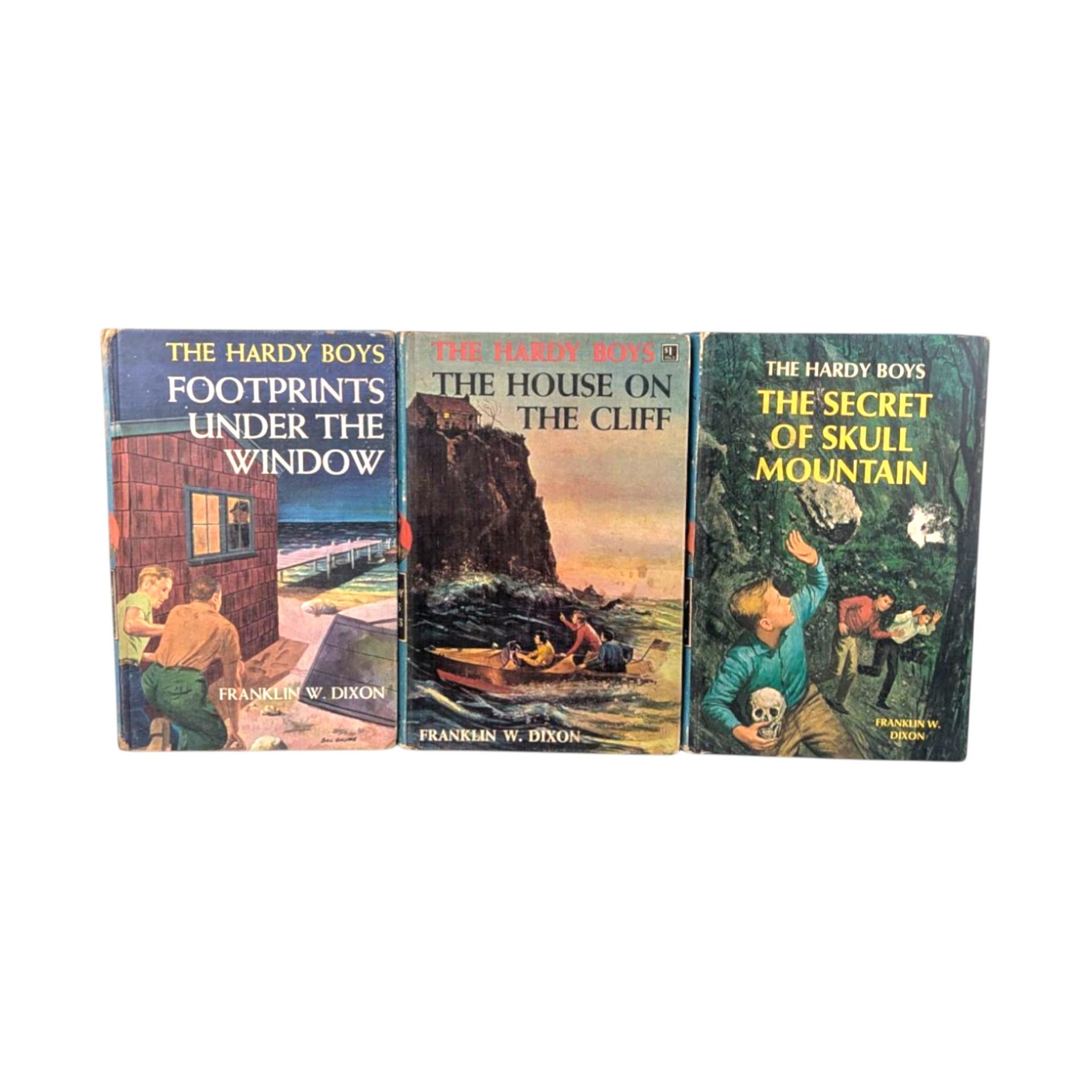 Trio of Vintage Hardy Boys Hardcover Books