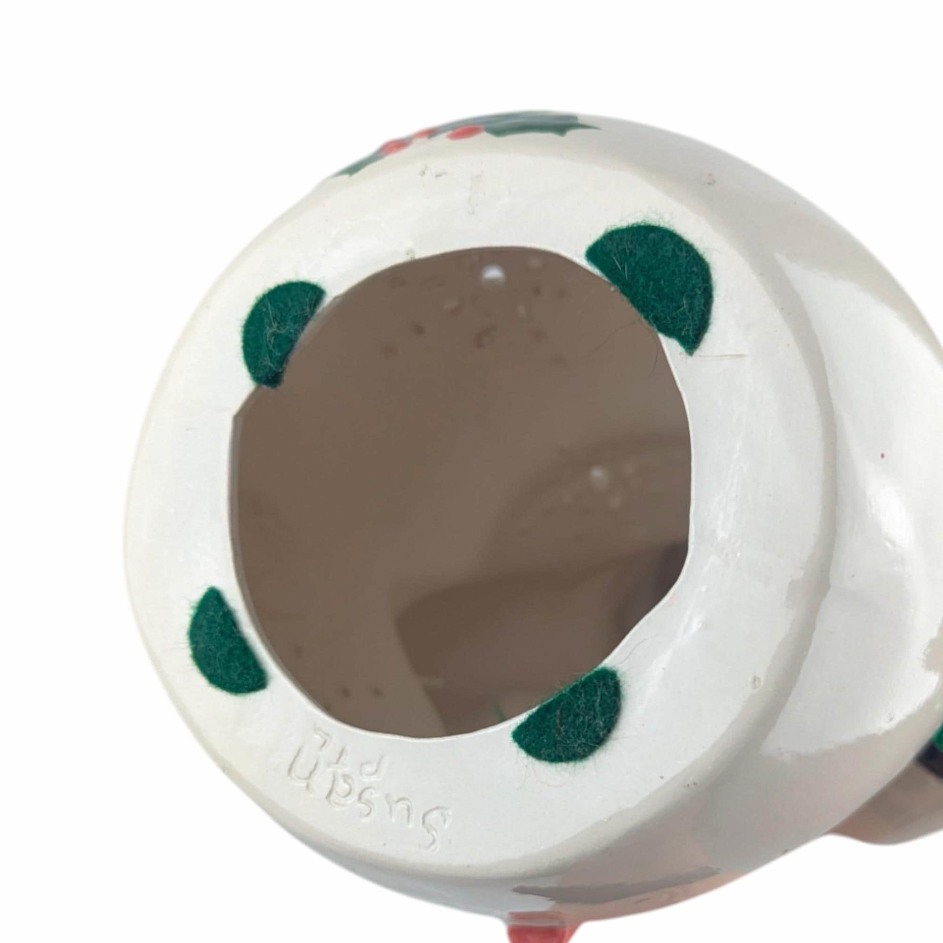 Vintage Handpainted Ceramic Snowman