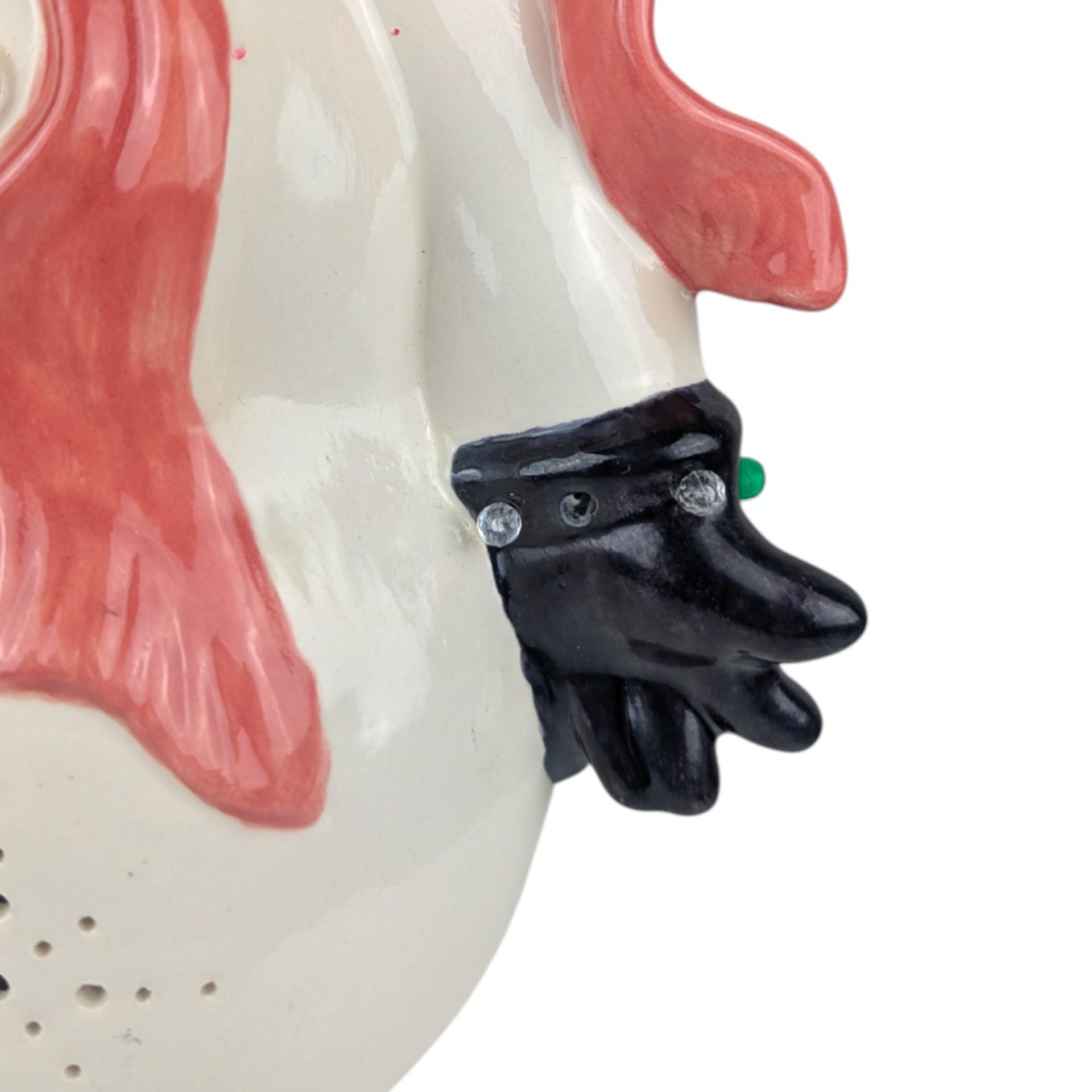 Vintage Handpainted Ceramic Snowman