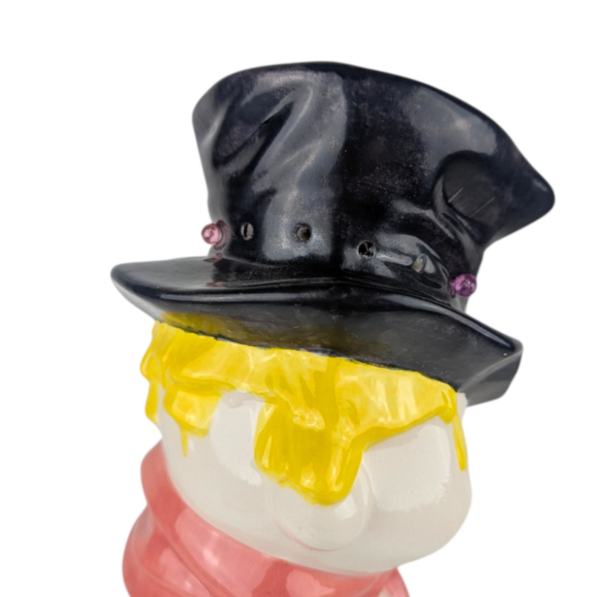 Vintage Handpainted Ceramic Snowman