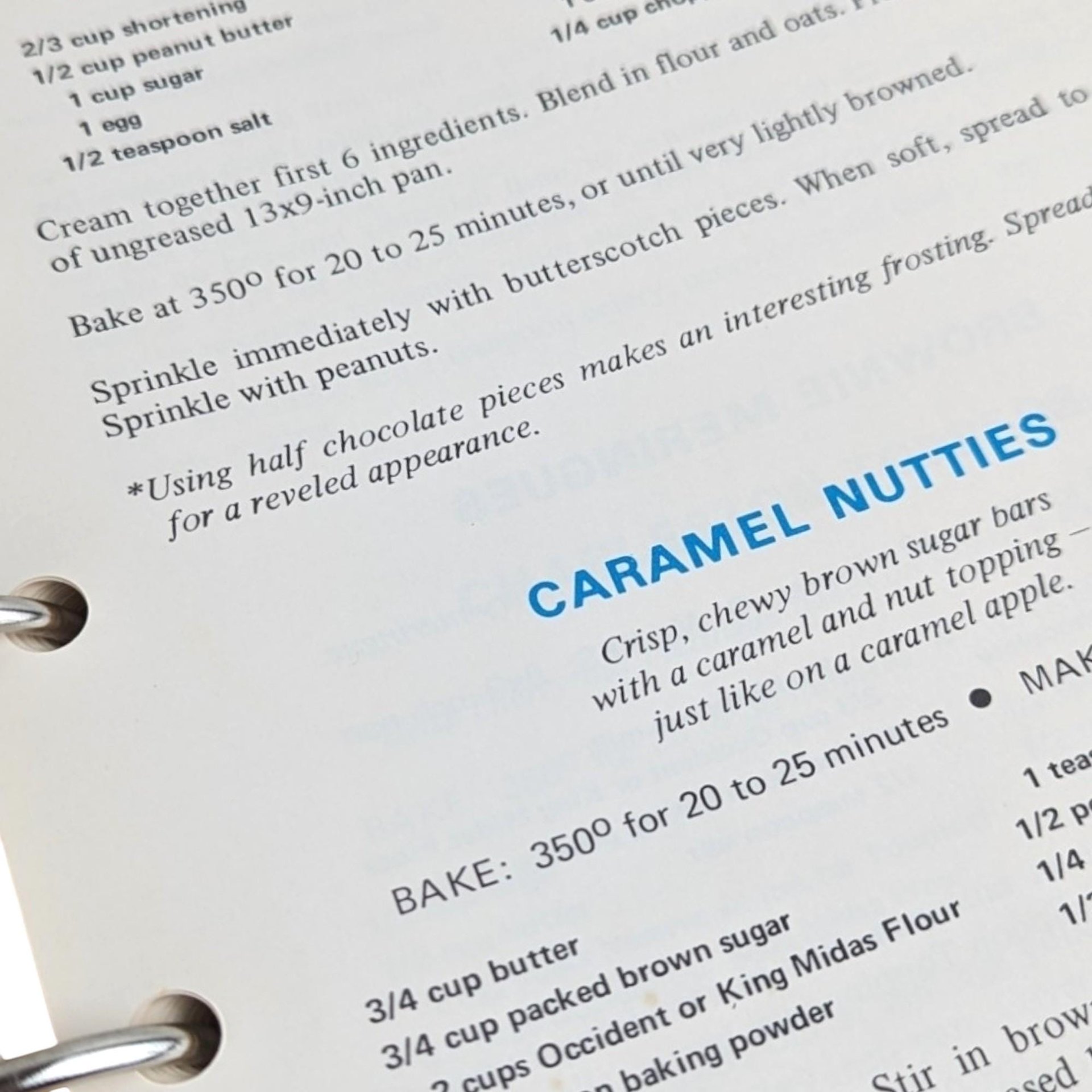 Vintage Occident King Midas Bake Book