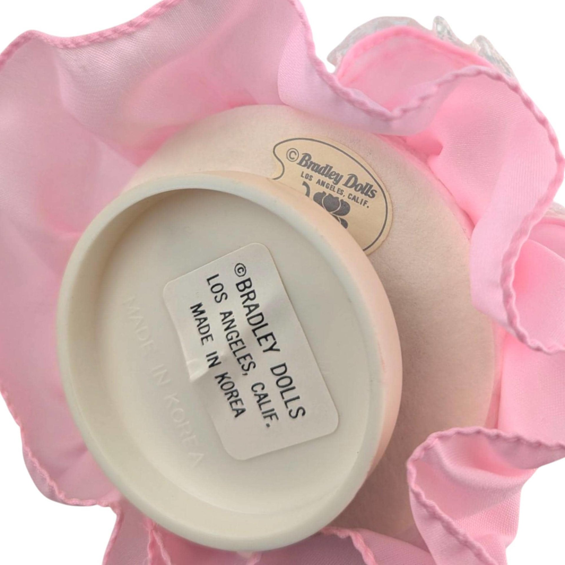 1970s Bradley Musical Pink Dress Doll