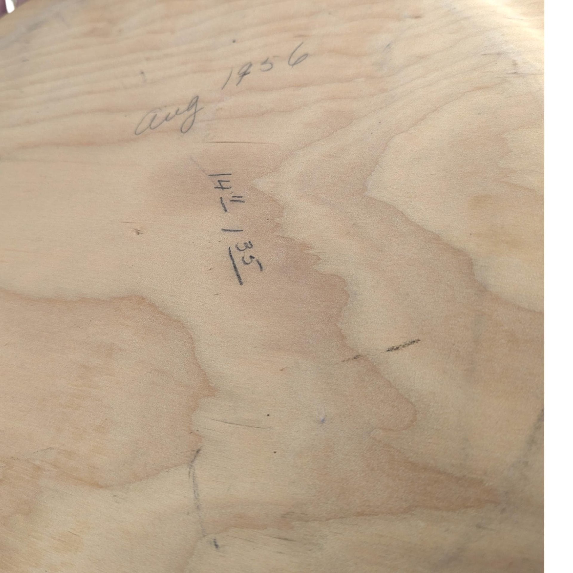 1956 Hand Painted Scandinavian Folk Art Plate