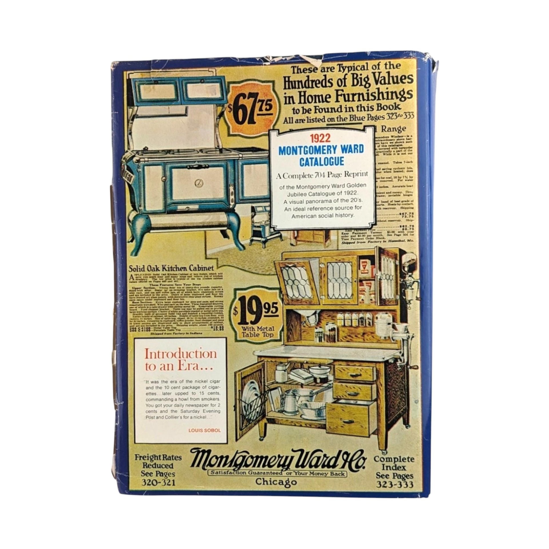 1969 Montgomery Ward 1922 Reprint Catalogue: Golden Jubilee