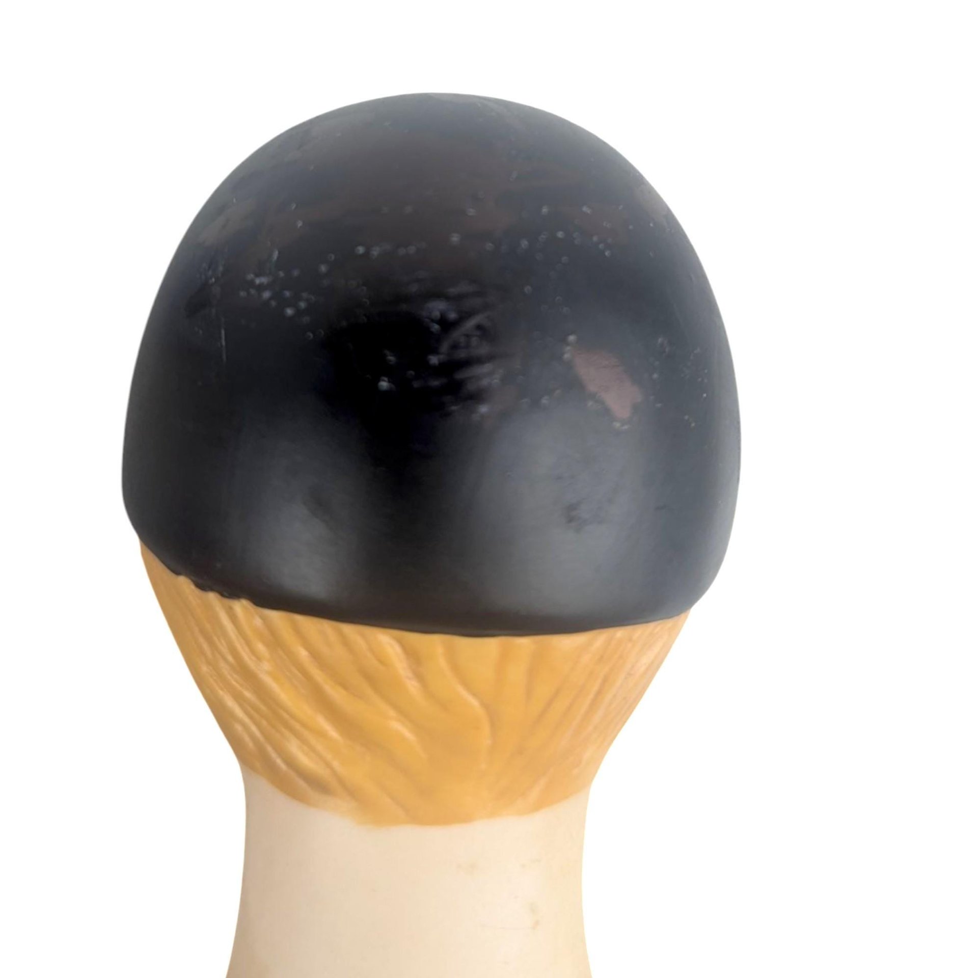 Vintage 18" Harlequin Red and Black Pierrot Doll