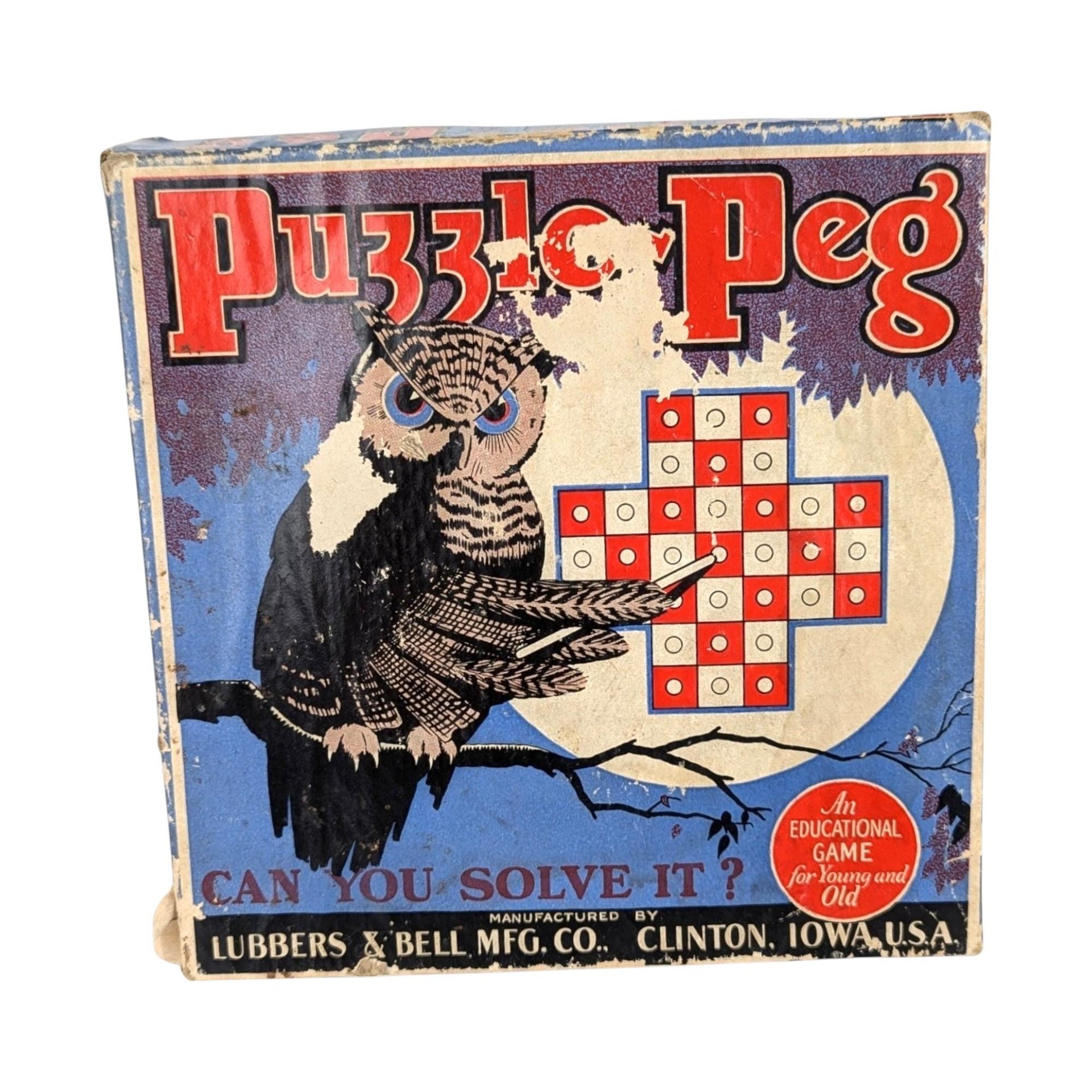 1920s Lubbers & Bell Puzzle Peg Game