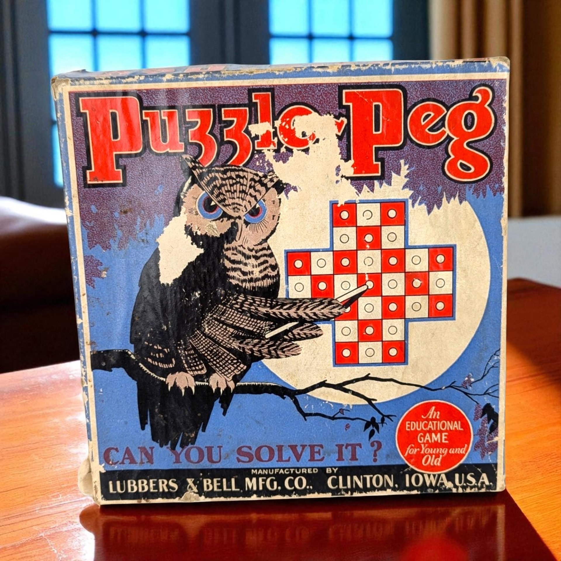 1920s Lubbers & Bell Puzzle Peg Game
