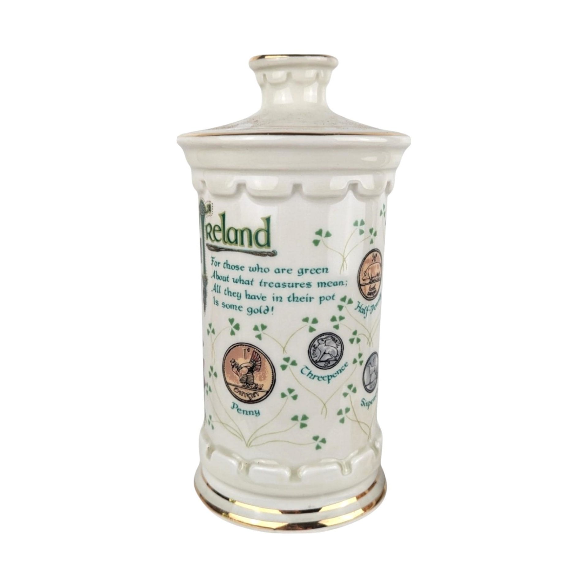 1979 Old Commonwealth Coins of Ireland Decanter