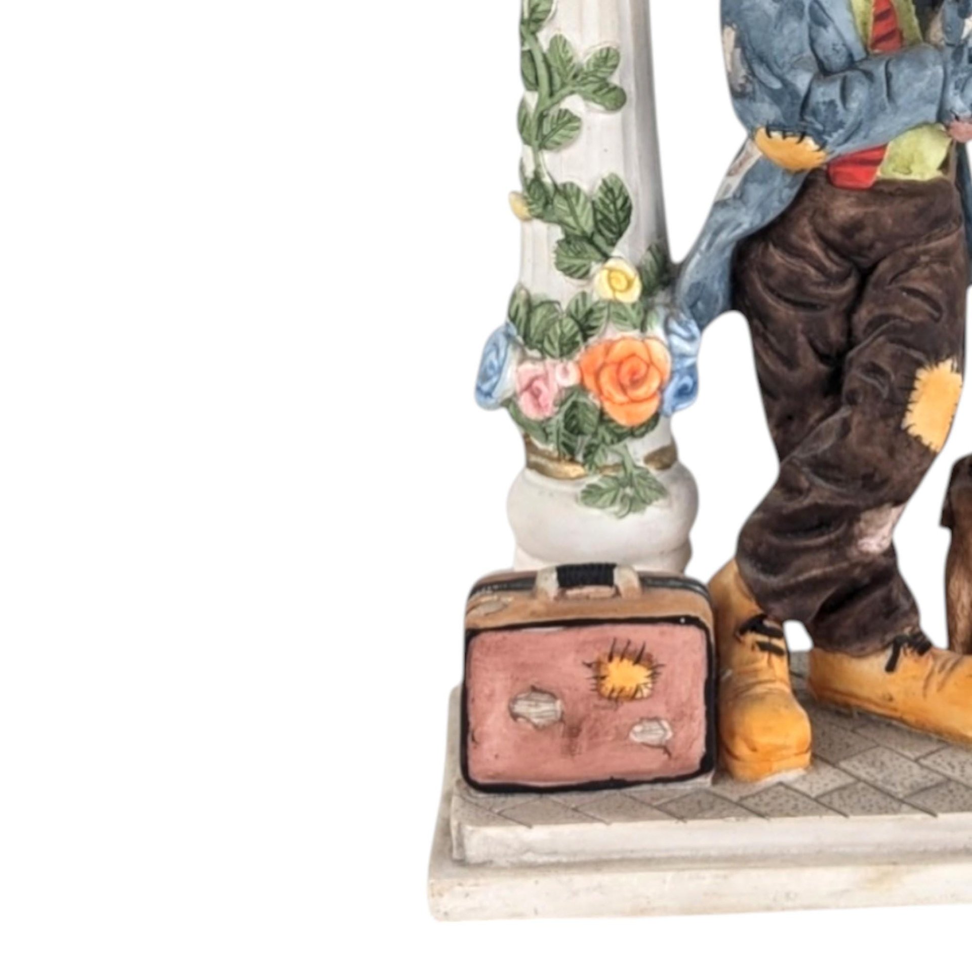 Vintage Crosa Quartz Clock with Hobo and Dog