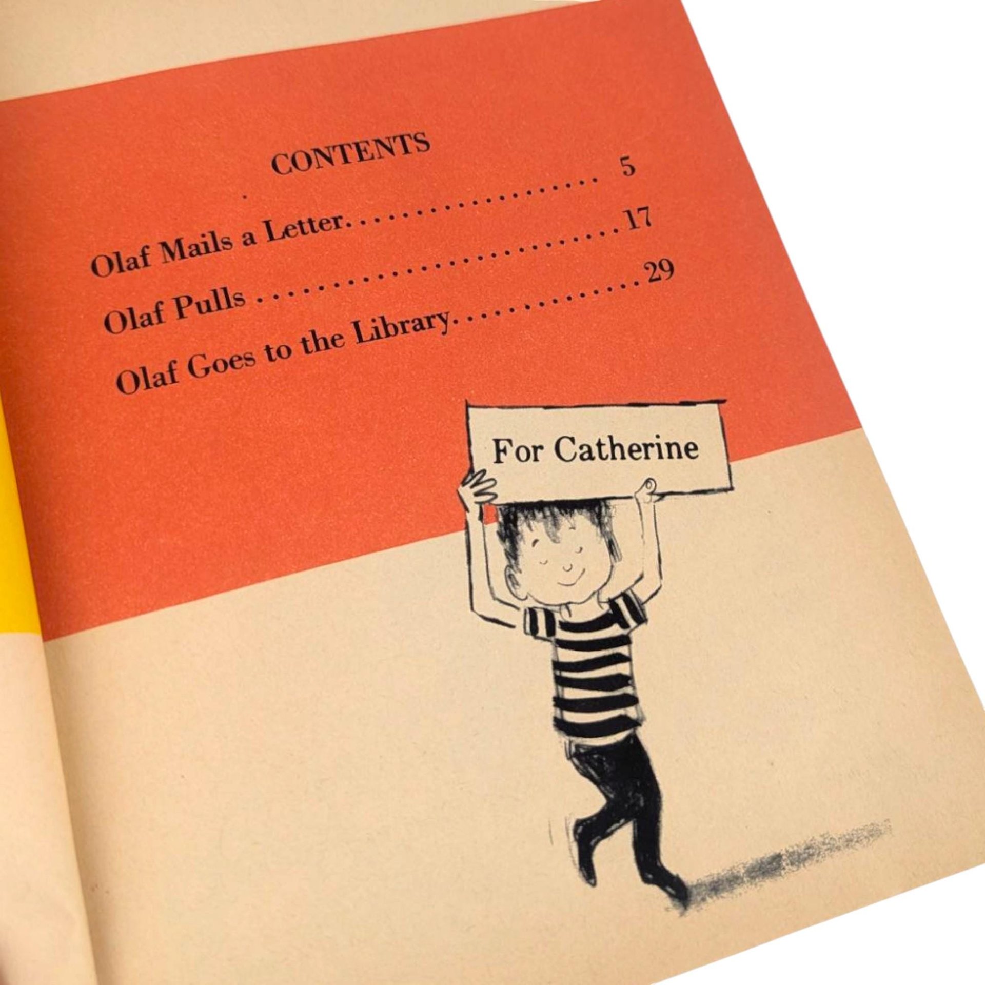 1961 Olaf Reads Softcover, Joan Lexau