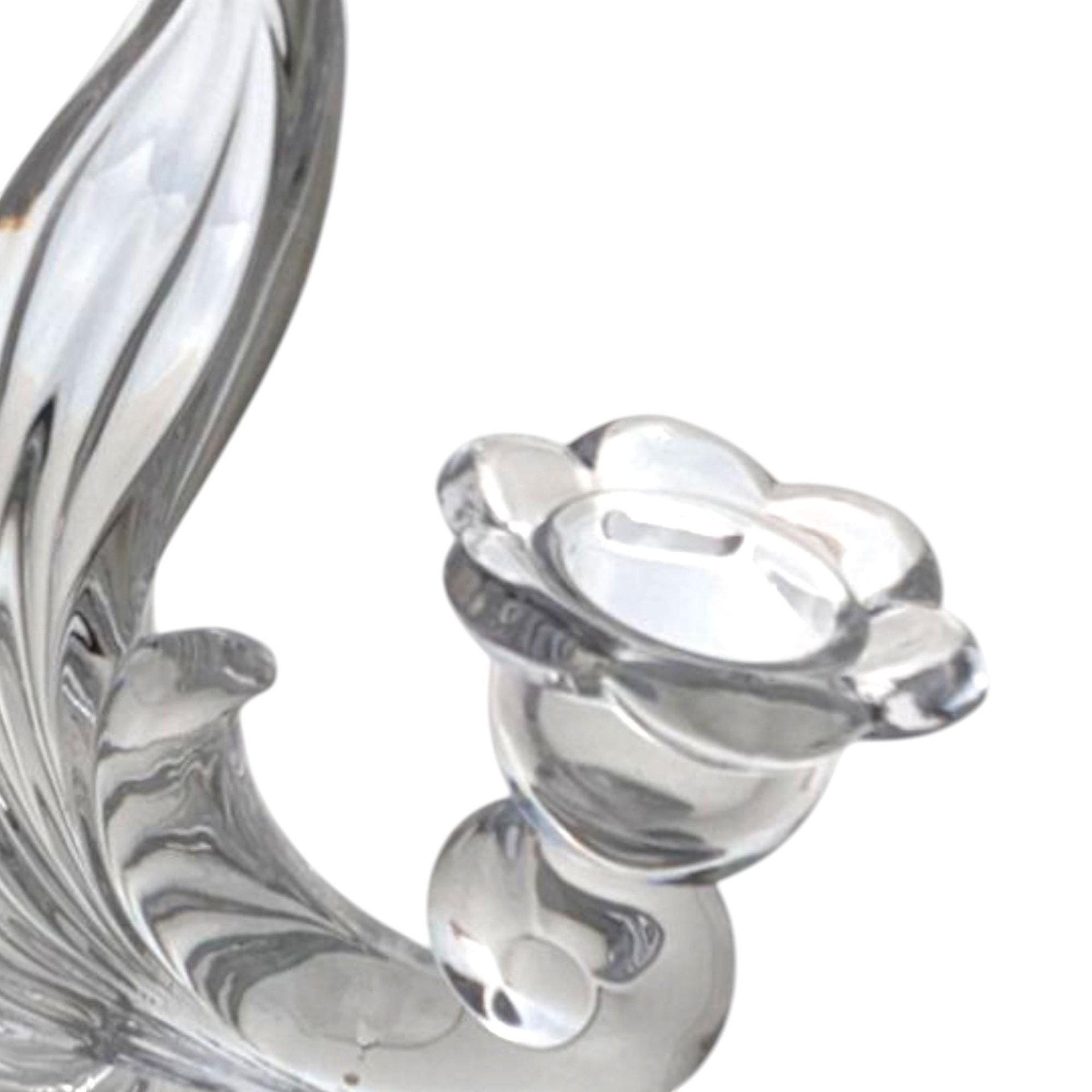 Duncan Miller First Love Glass Candlesticks