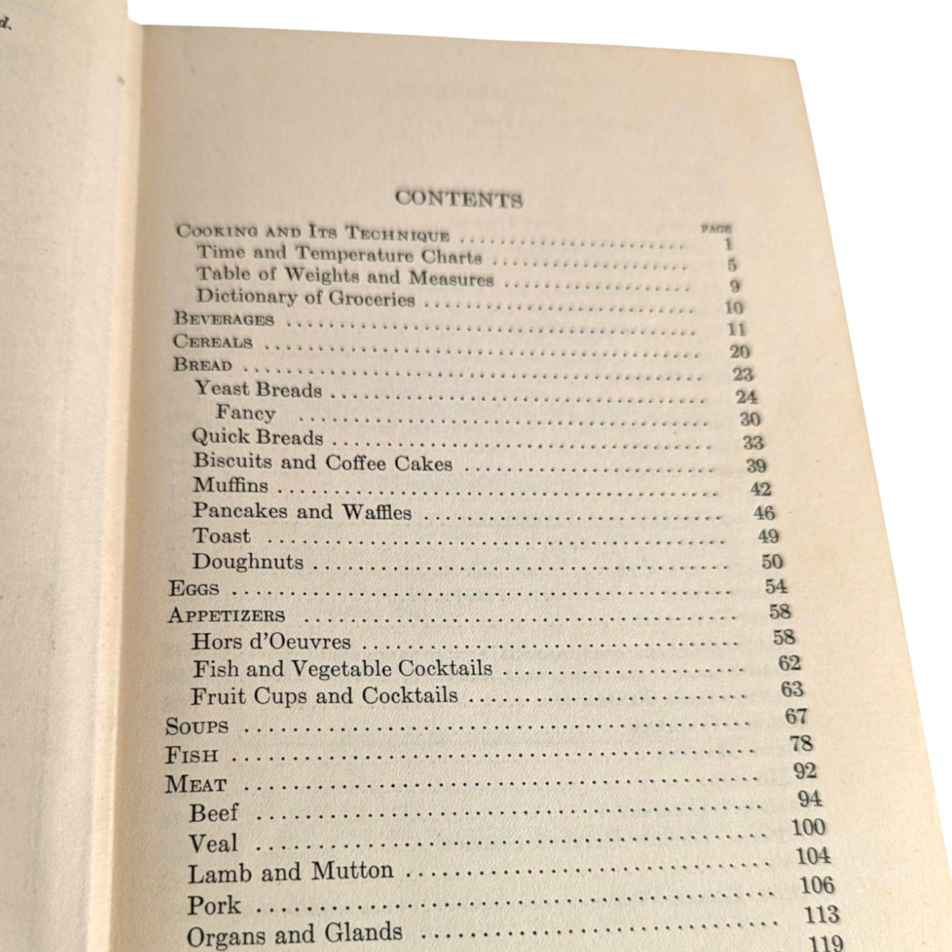 1931 Pictorial Review Standard Cook Book