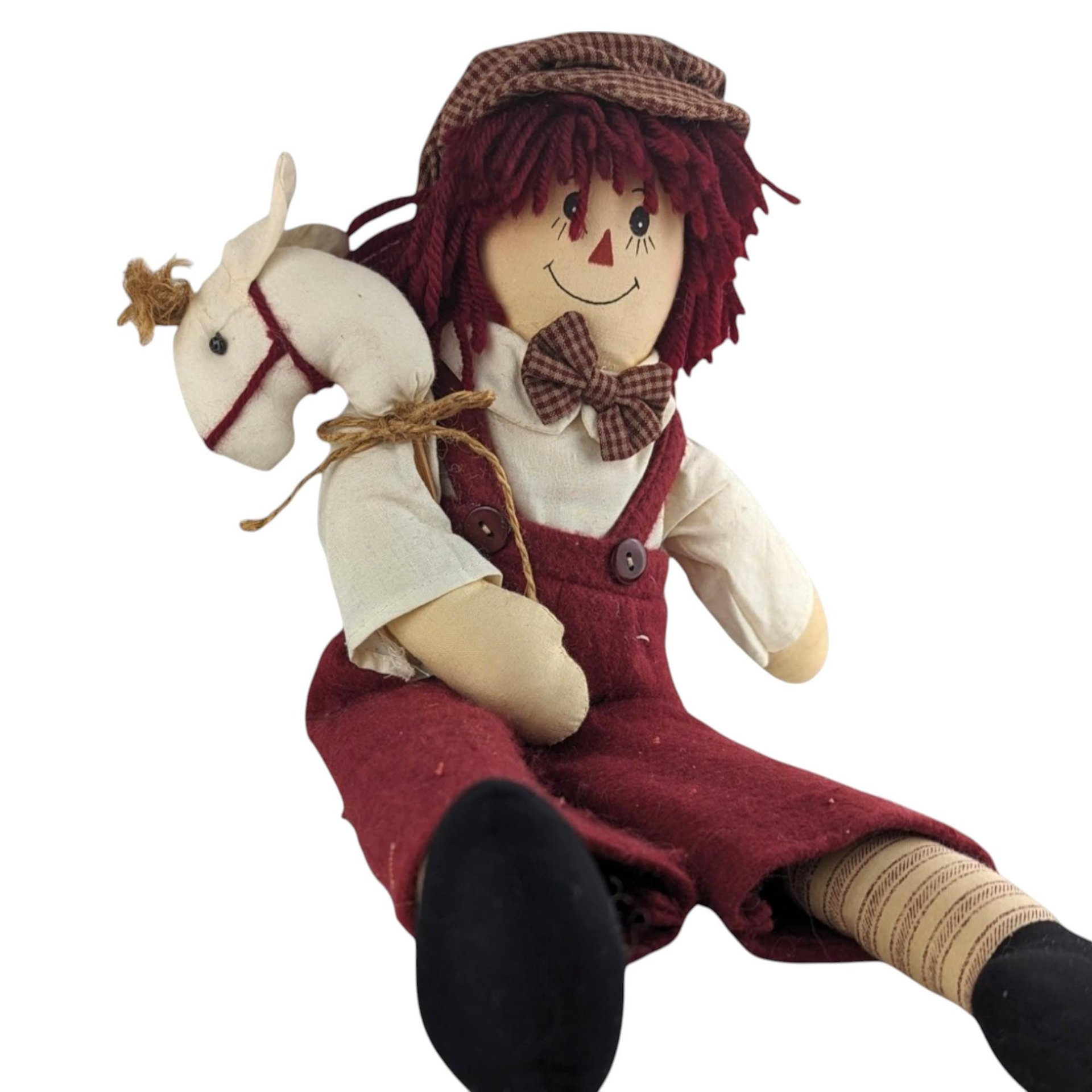 Vintage Handmade Raggedy Andy Doll