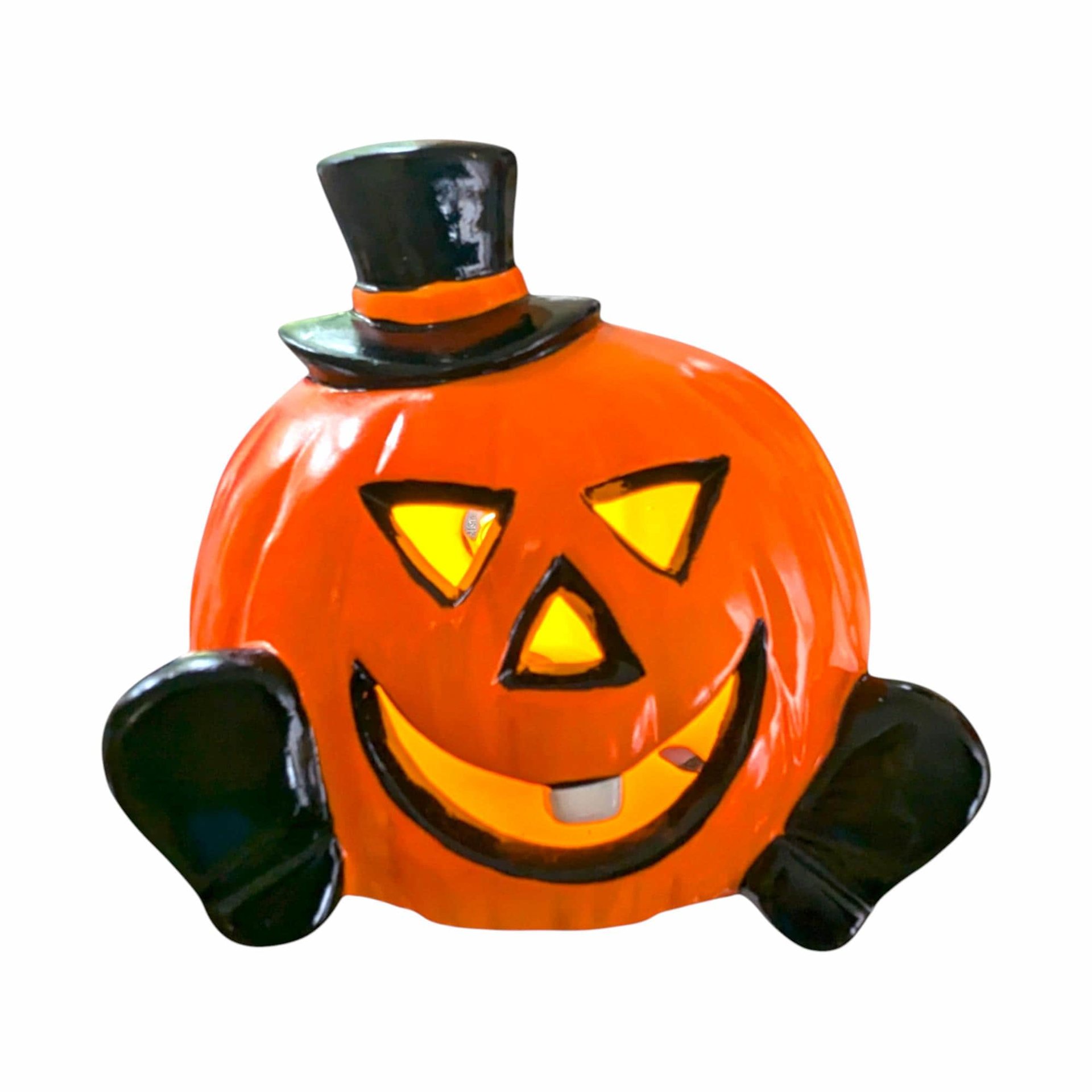 Vintage PR Halloween Jack O Lantern Light