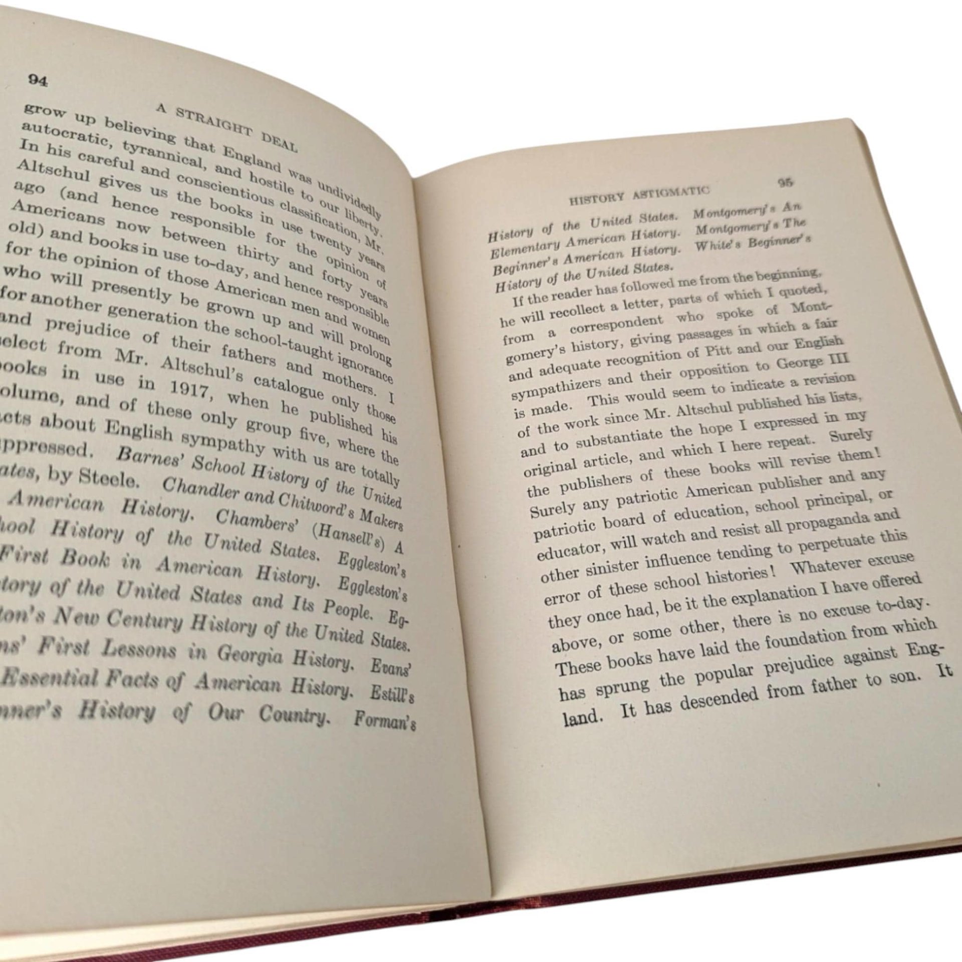 1920 A Straight Deal, Owen Wister