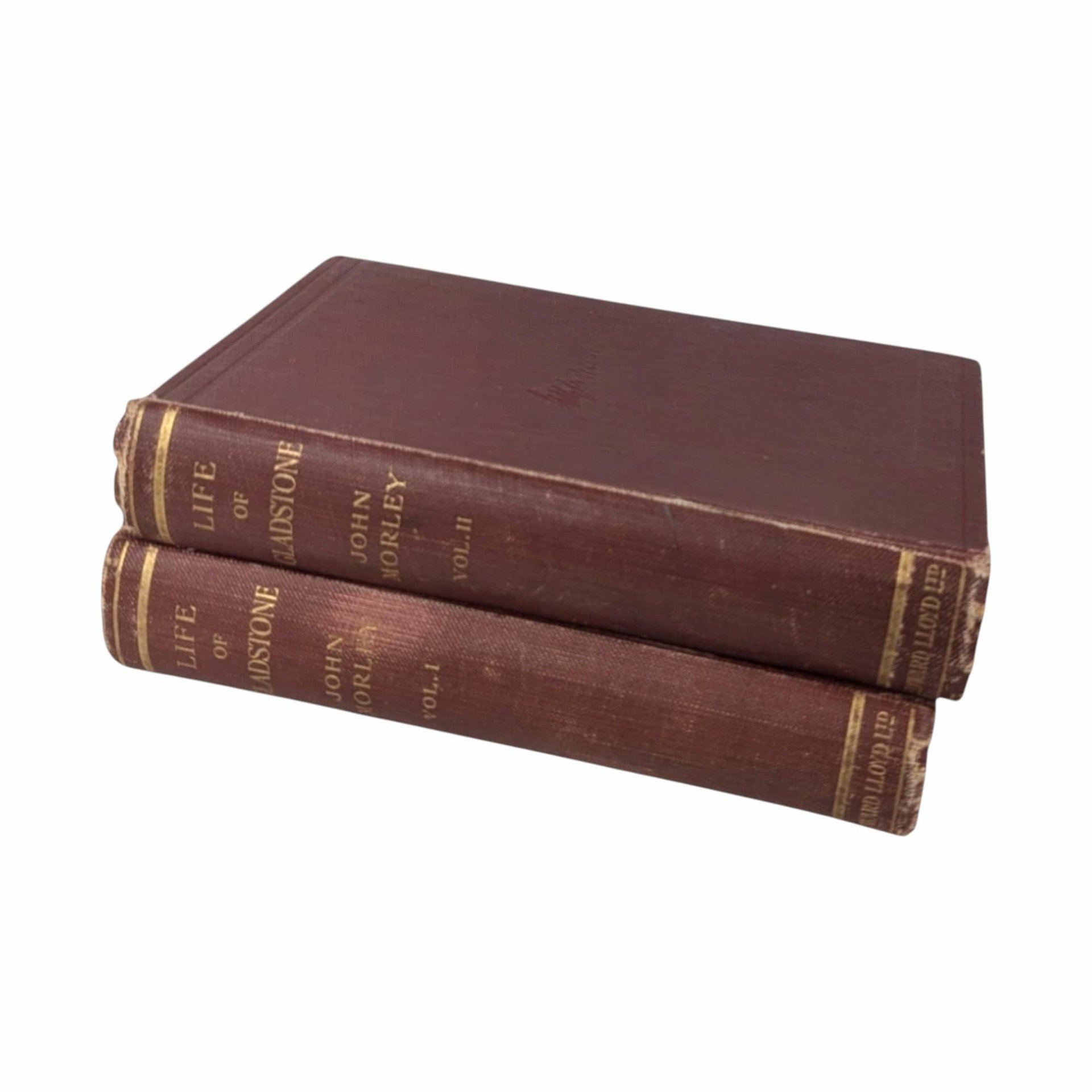 1908 Life of Gladstone Hardcover Set, John Morley