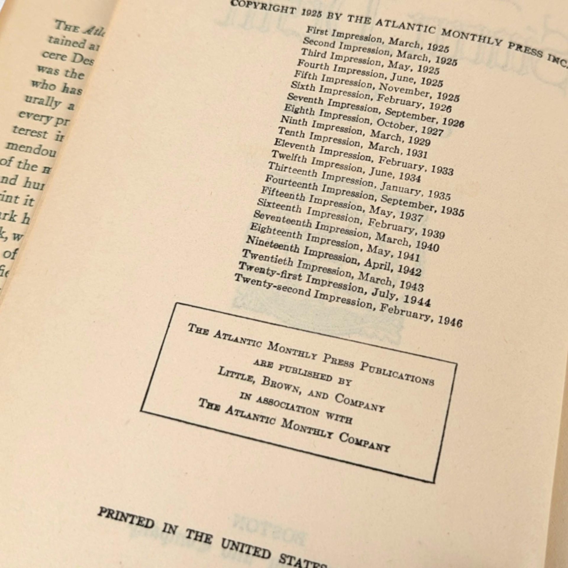 1946 The Soul's Sincere Desire Hardcover: Glenn Clark