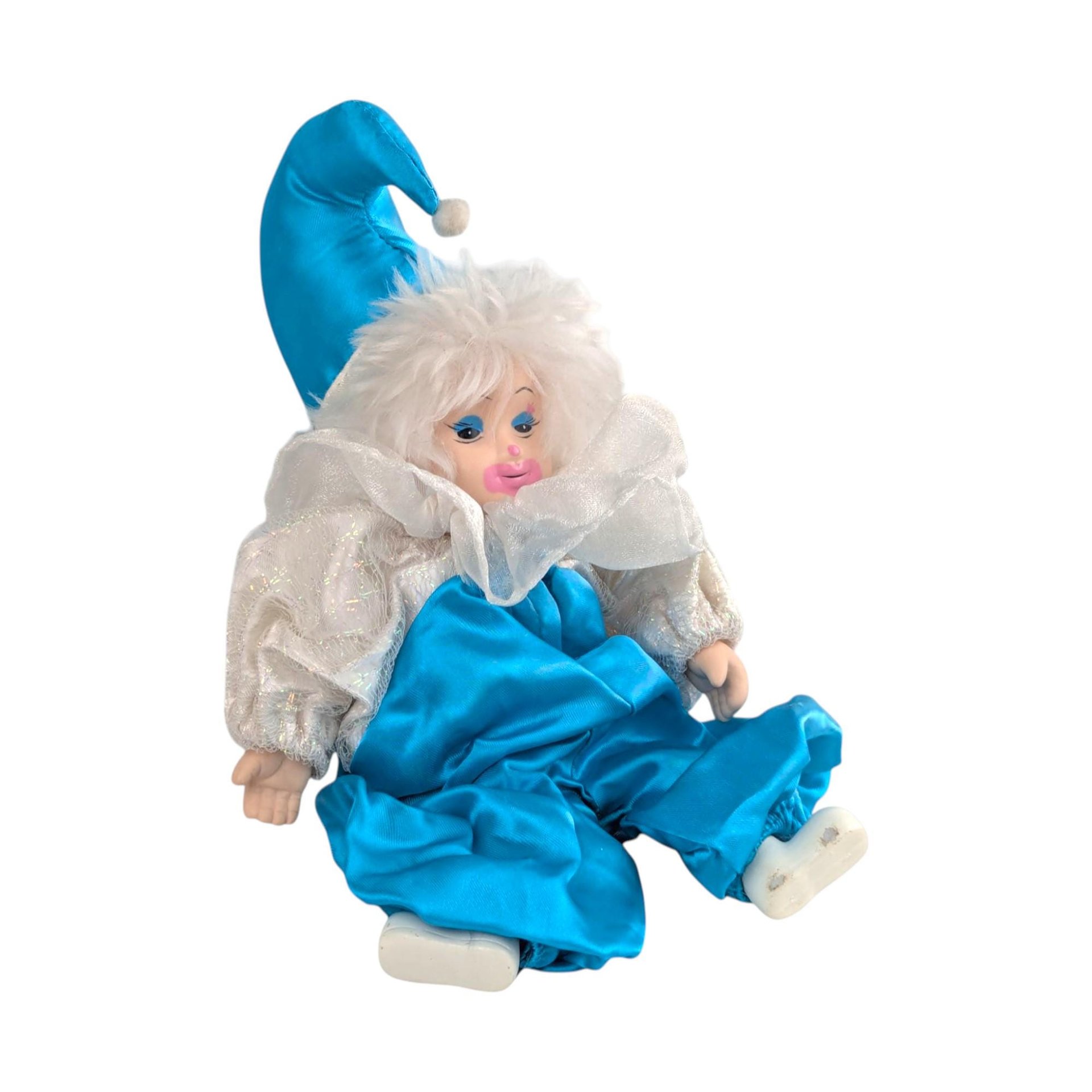 Vintage Porcelain Jester Baby Doll