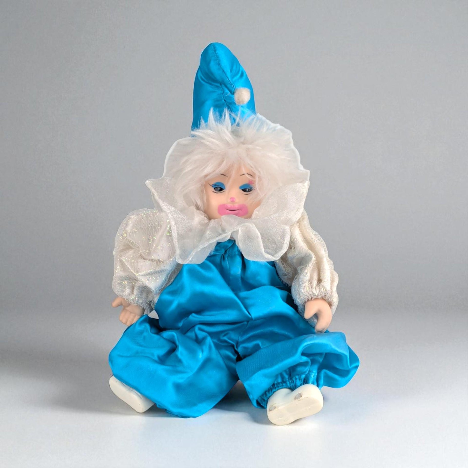Vintage Porcelain Jester Baby Doll