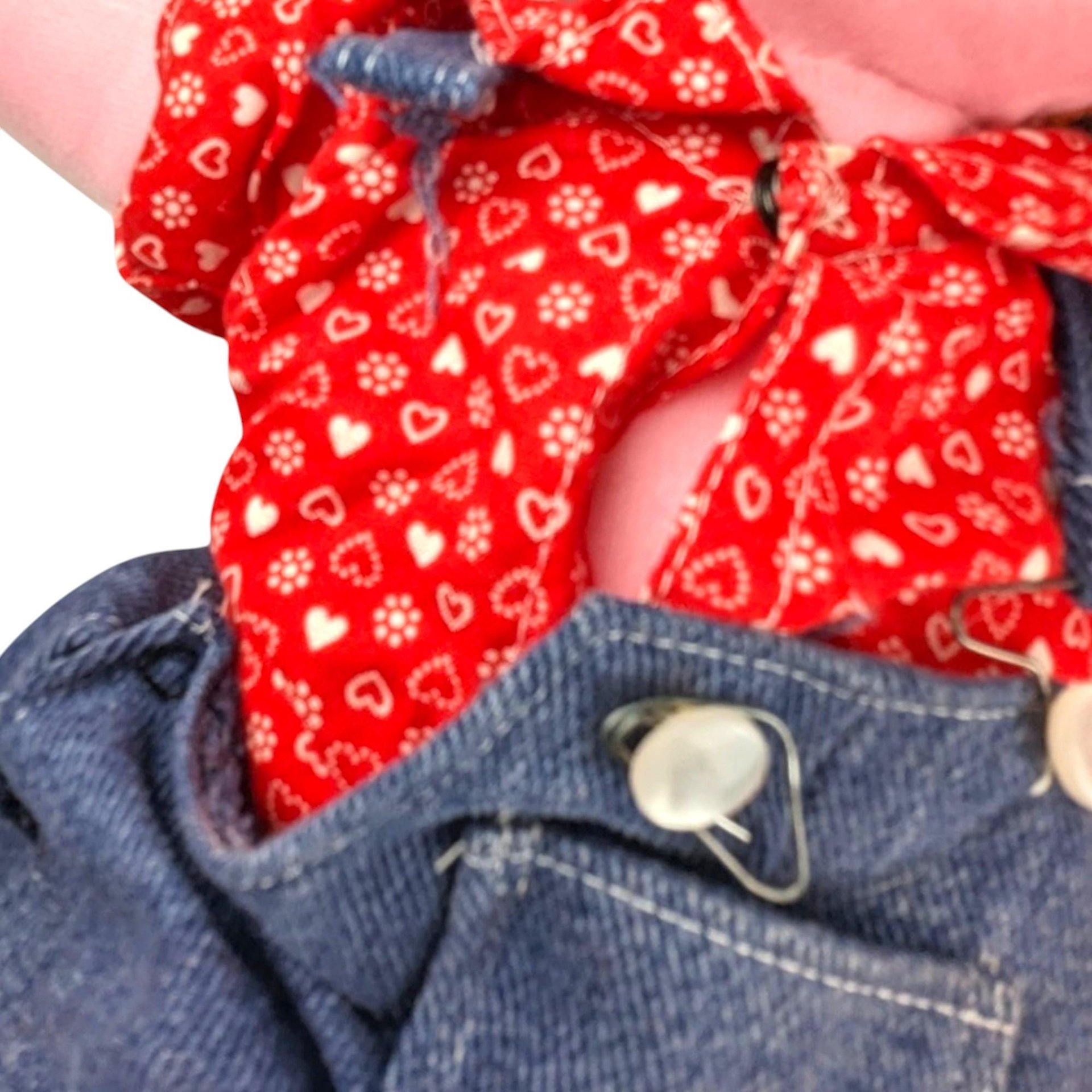 Handmade Raggedy Plush Doll Pair