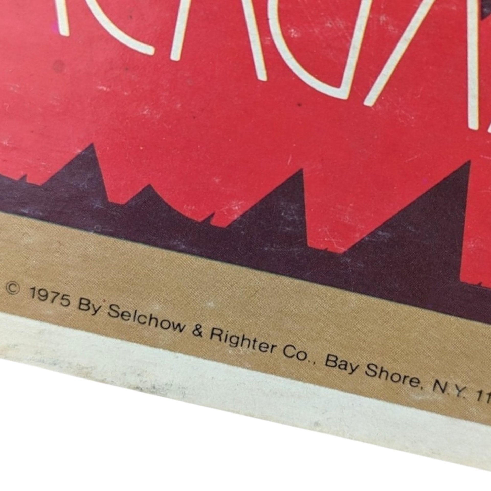 1975 Selchow & Righter Backgammon: Strategy Game