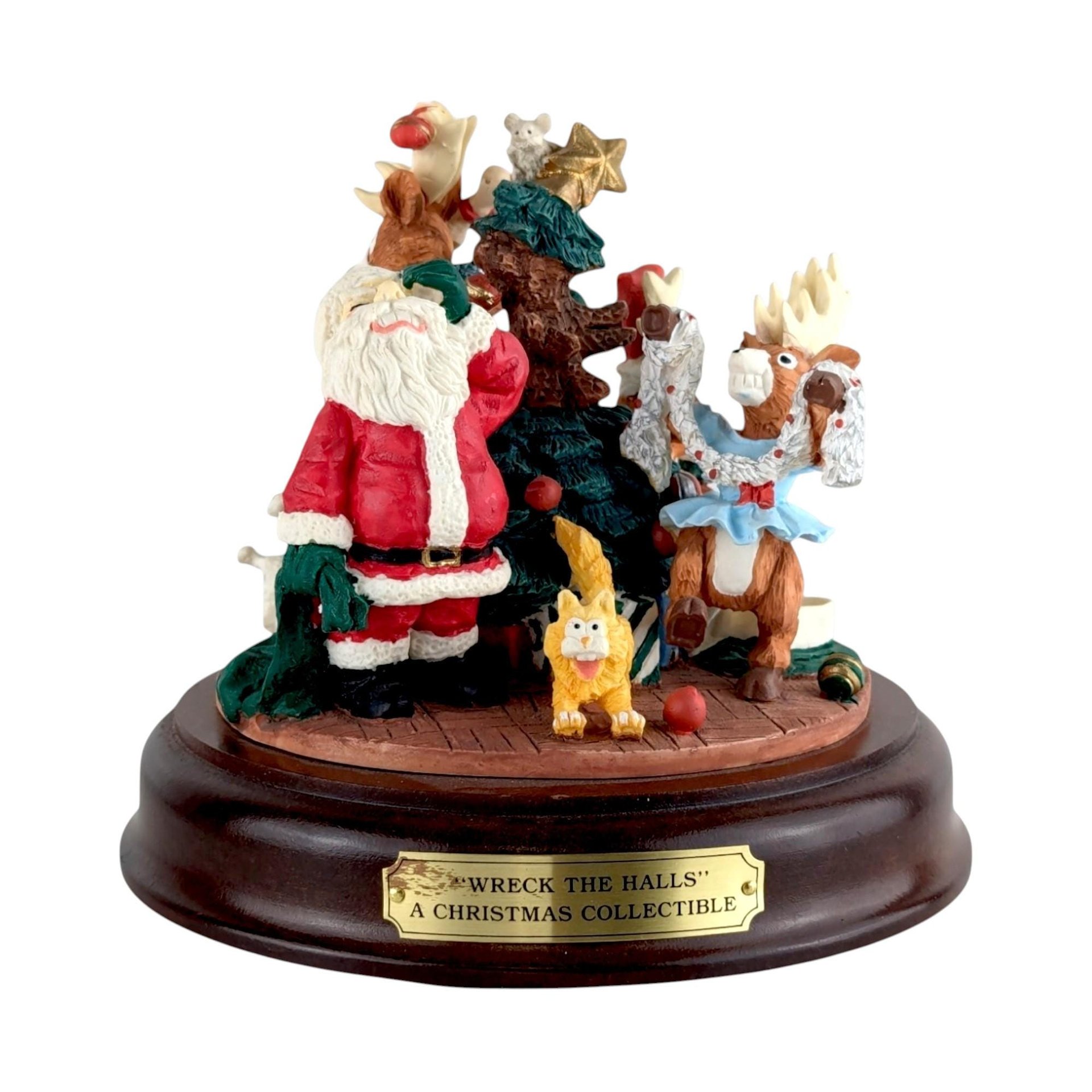 Vintage House of Lloyd Music Box: Wreck the Halls Christmas