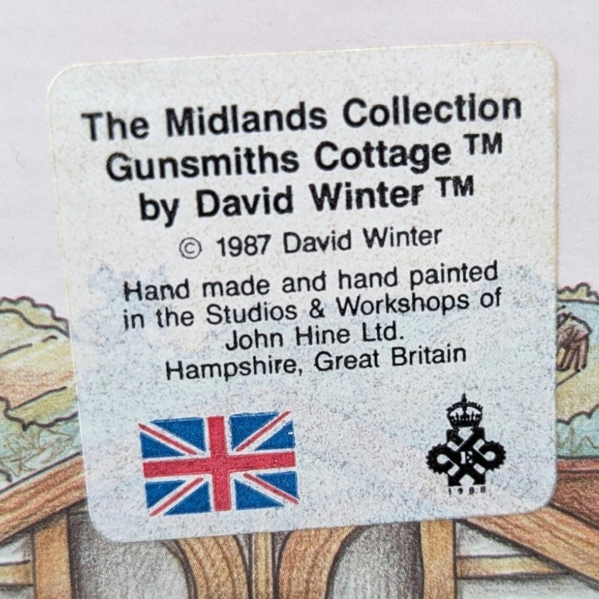 1987 David Winter Gunsmiths Cottage