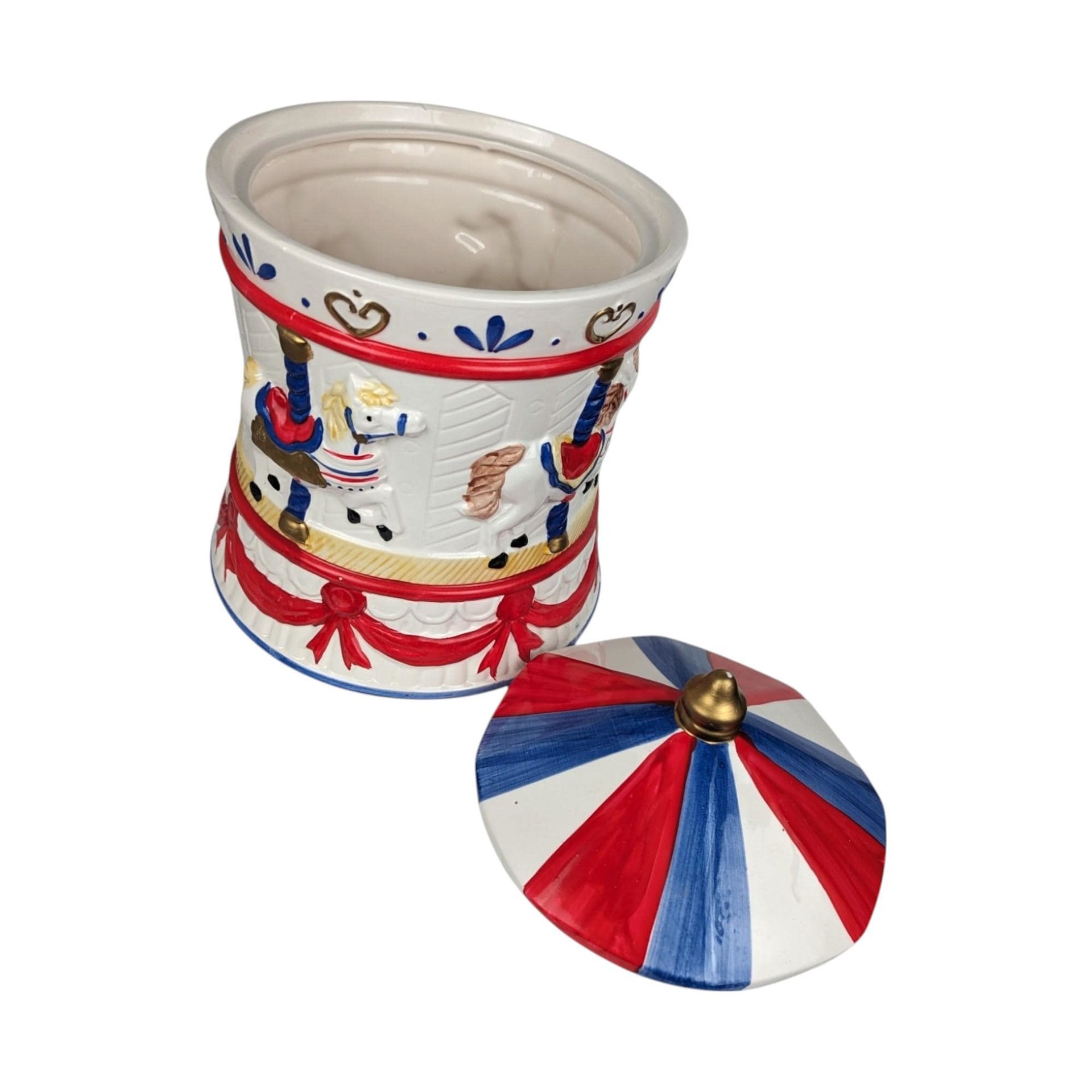 Vintage AMC Carousel Musical Cookie Jar