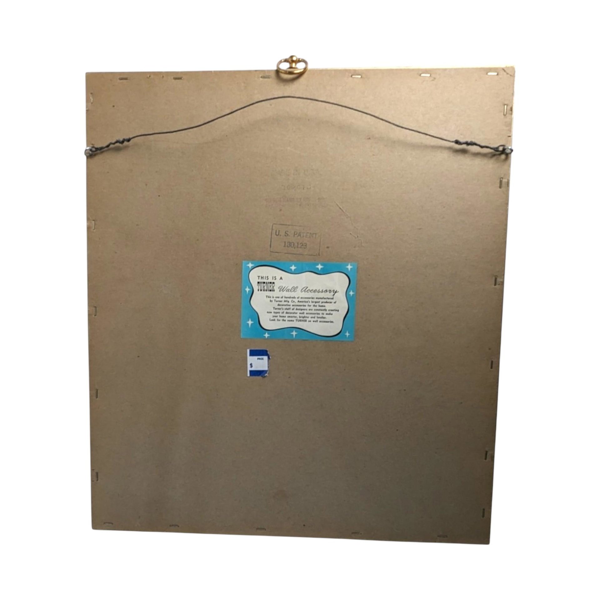 Vintage Turner Framed Head of Christ Wall Art