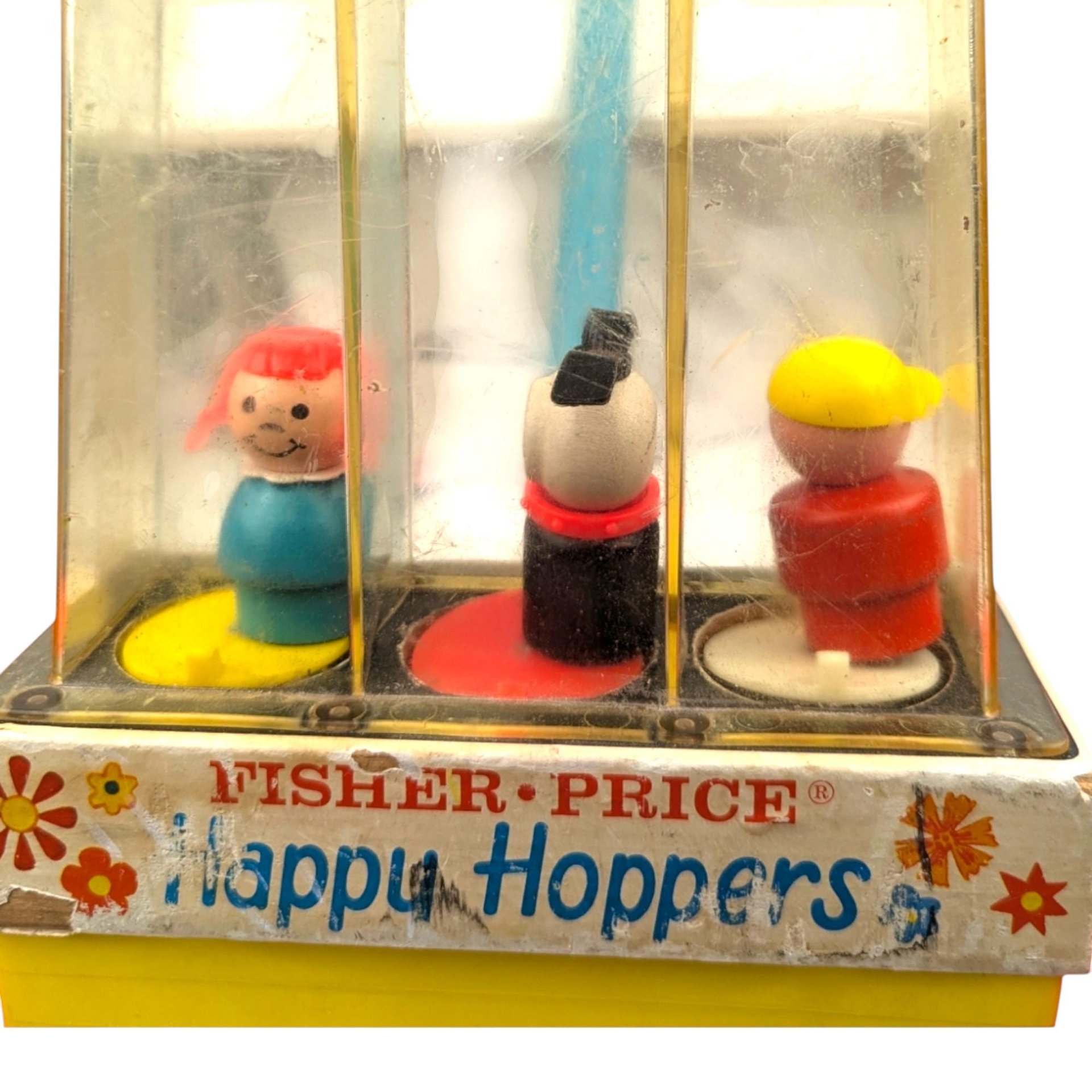 1969 Fisher-Price Happy Hoppers Push Toy