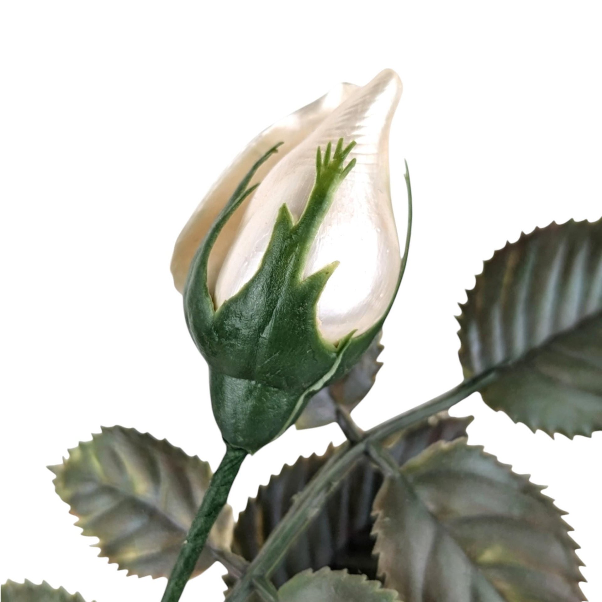 Mid Century Glossy Artificial Rose Bouquet: Assorted Colors