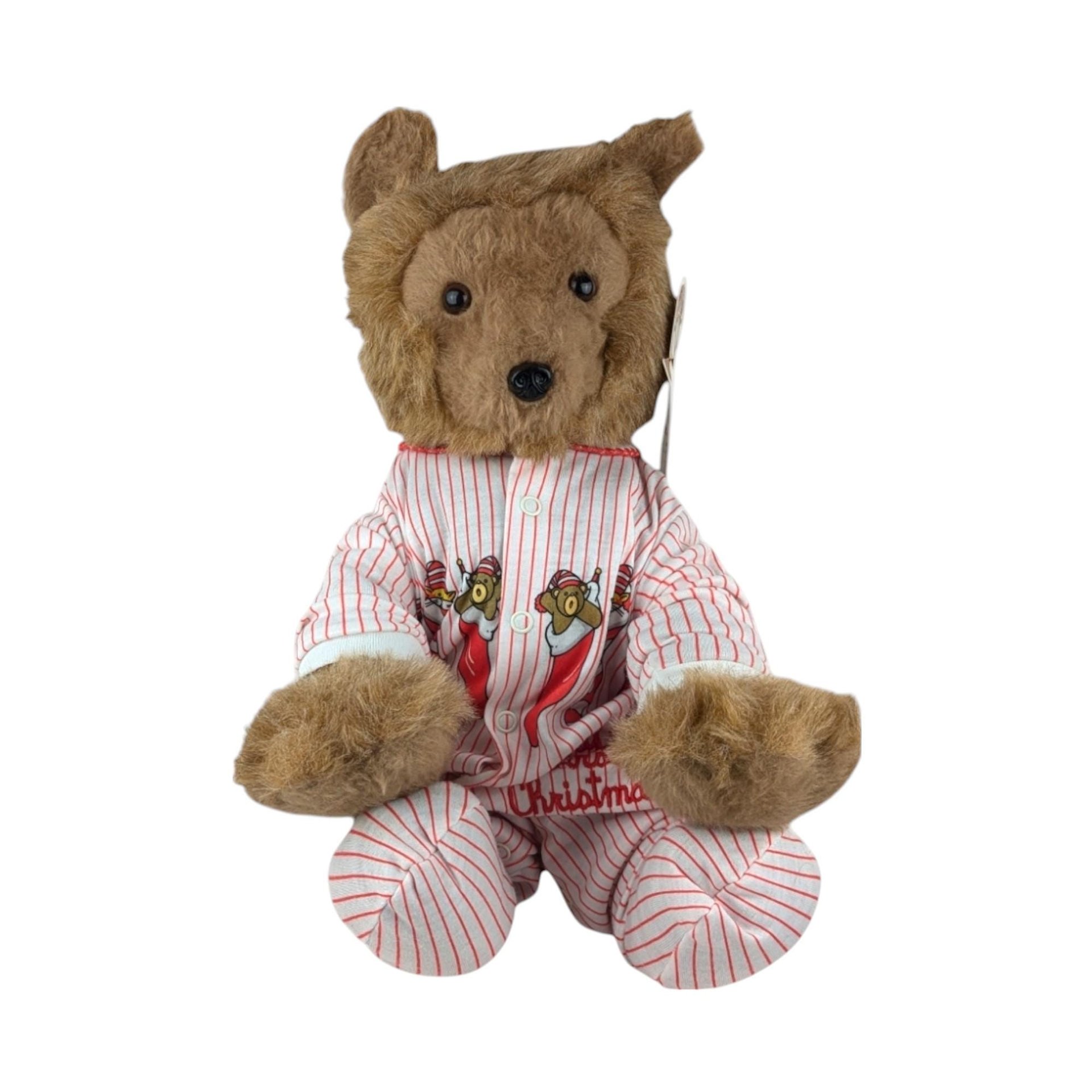 Vintage 1980s R Dakin Bearfoot Bear Plush Pillow Pet